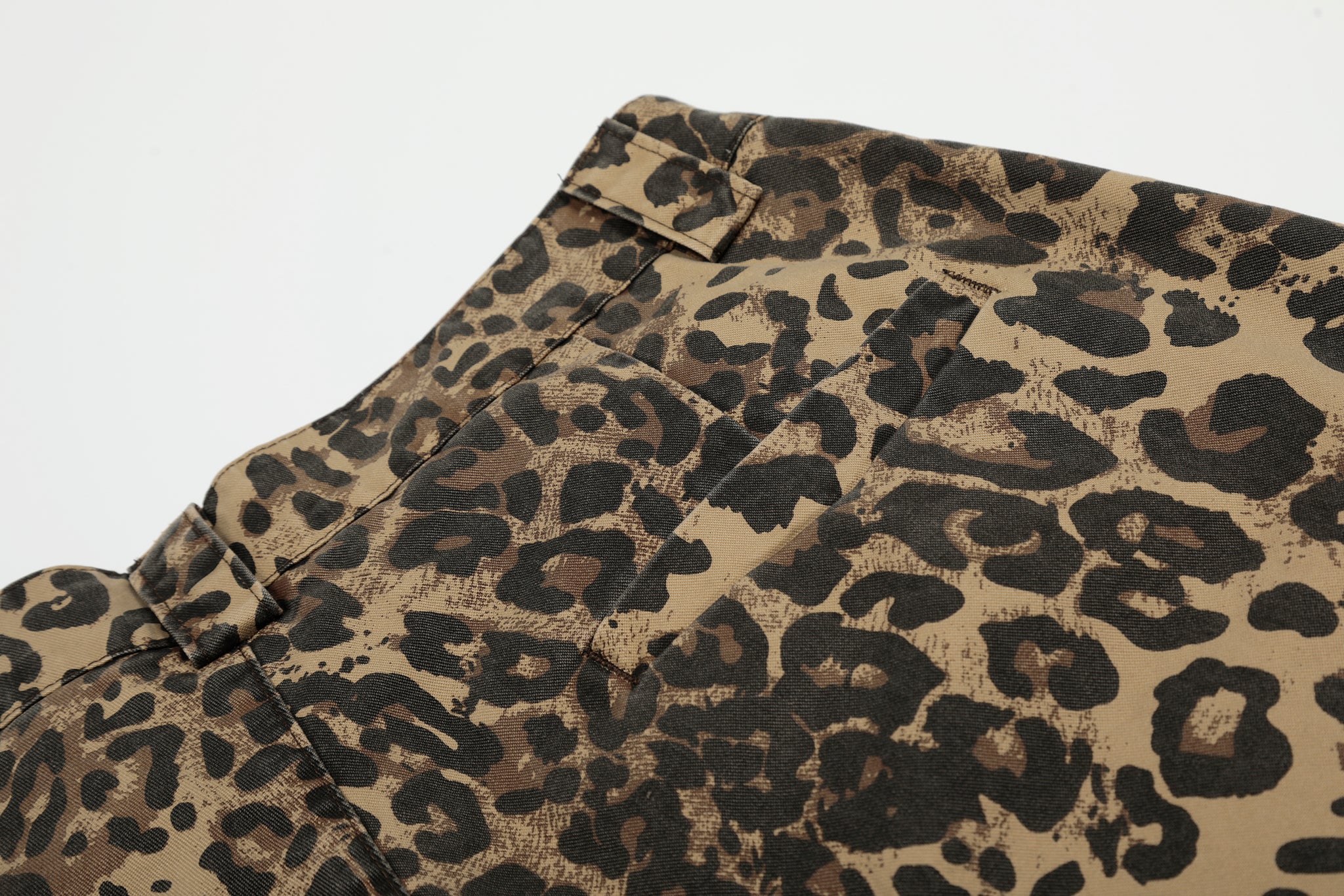 11KN ‌RETRO LEOPARD PRINT SHORTS #CK260D