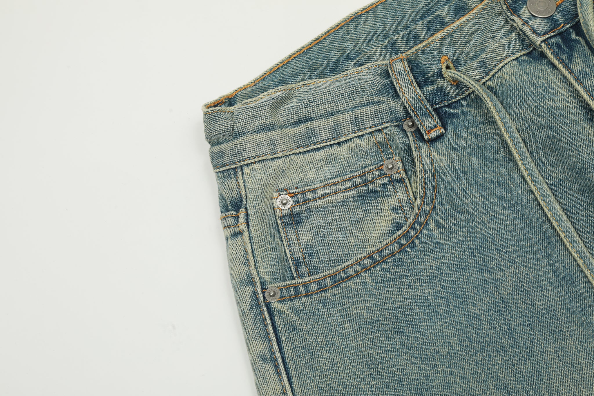 11KN Classic Washed Denim Jeans #K5369