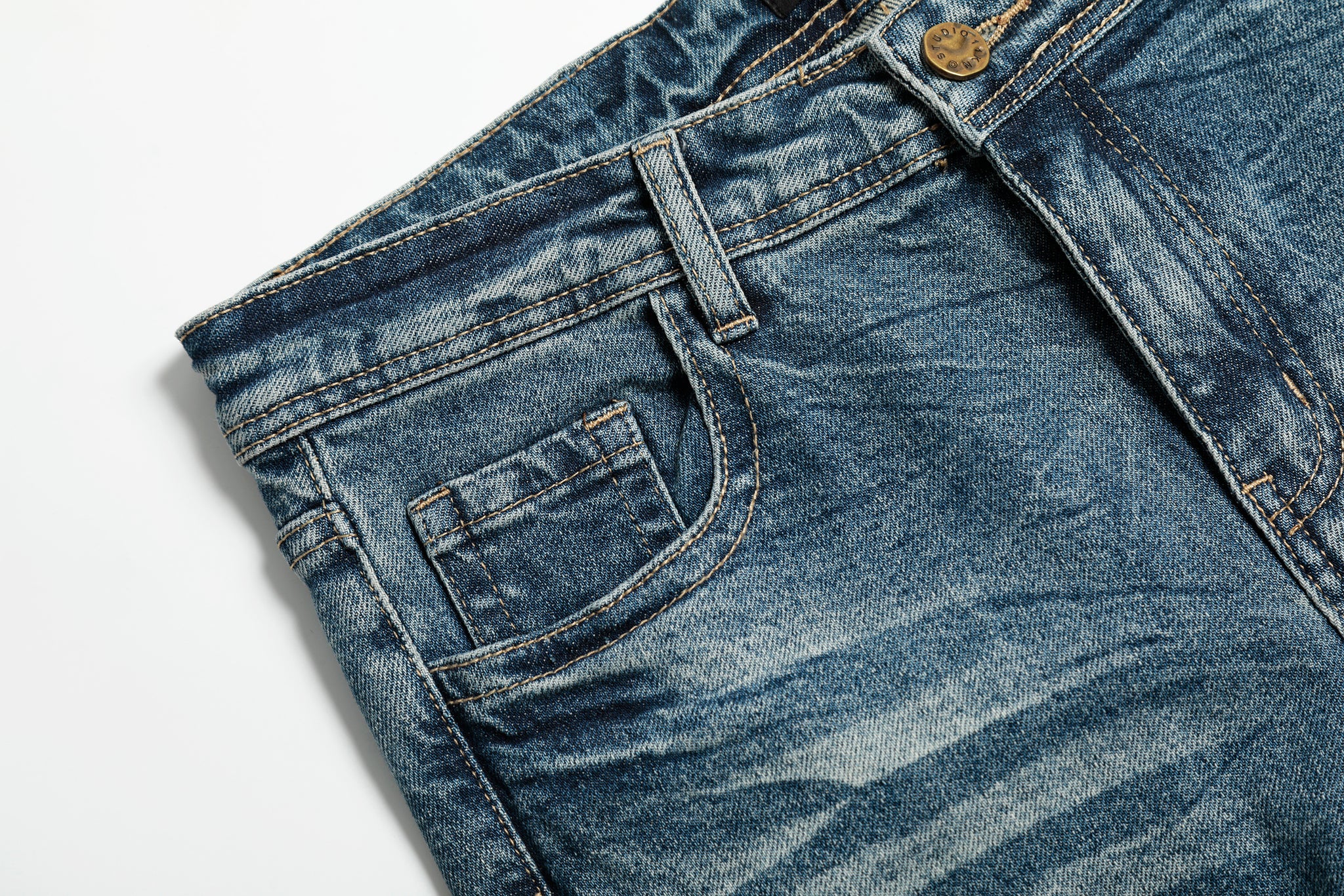 11KN WASHED FLARE PANTS #CN9607