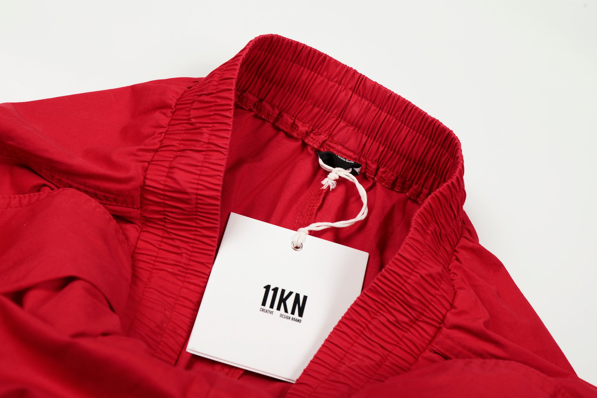 11KN RED PARACHUTE CARGO PANTS #K6051