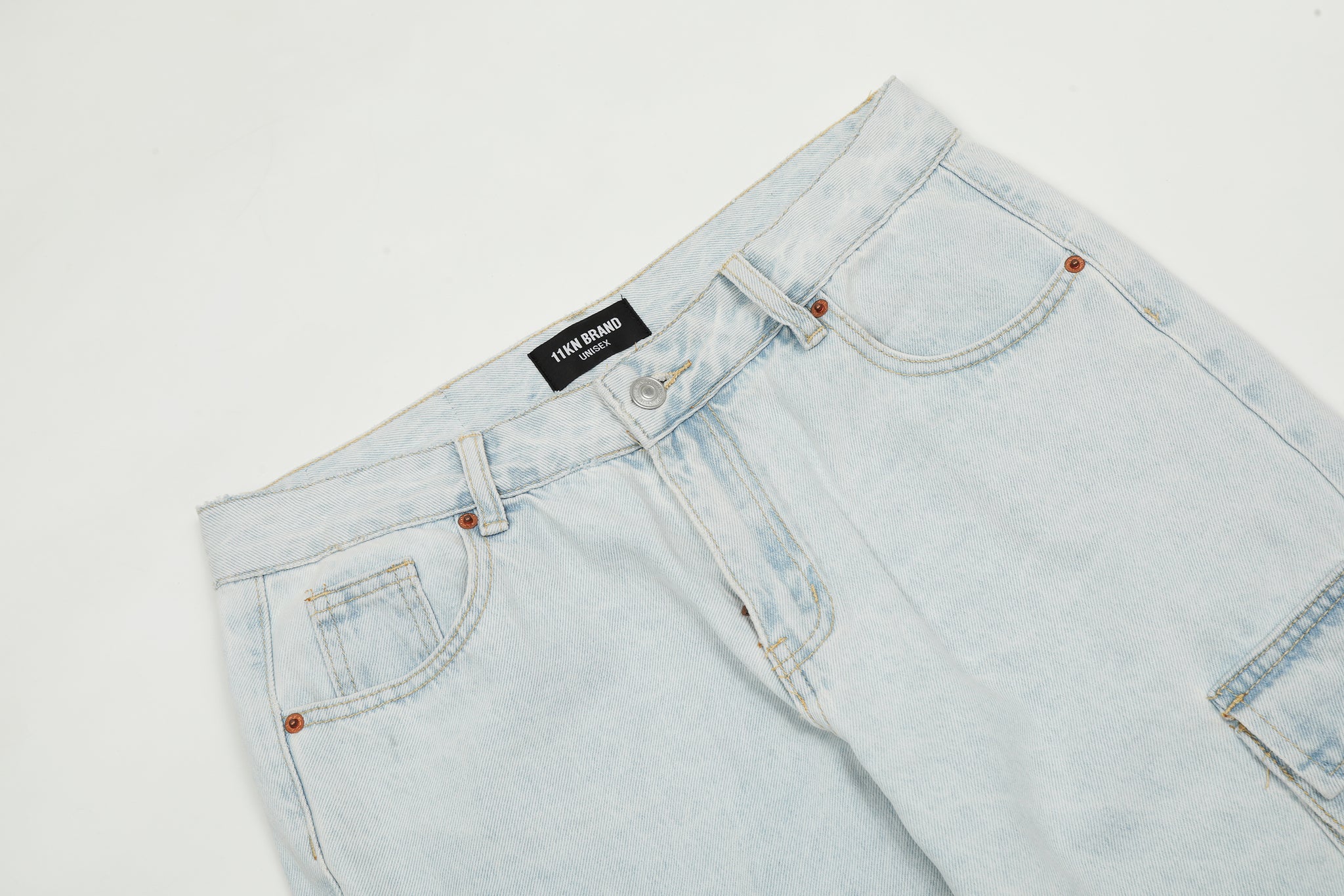 11KN Multi Pockets Vintage Jeans #N9069