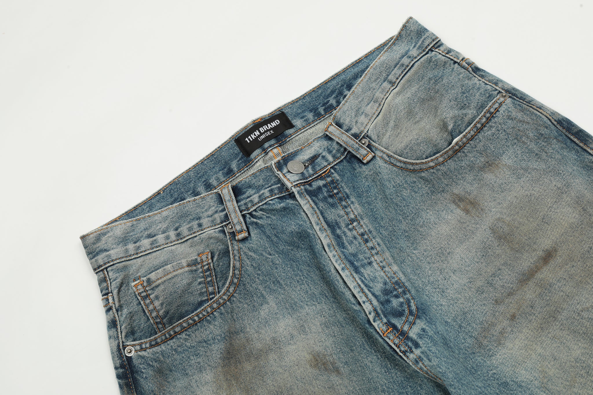 11KN Denim Grunge Baggy Jeans #K5230