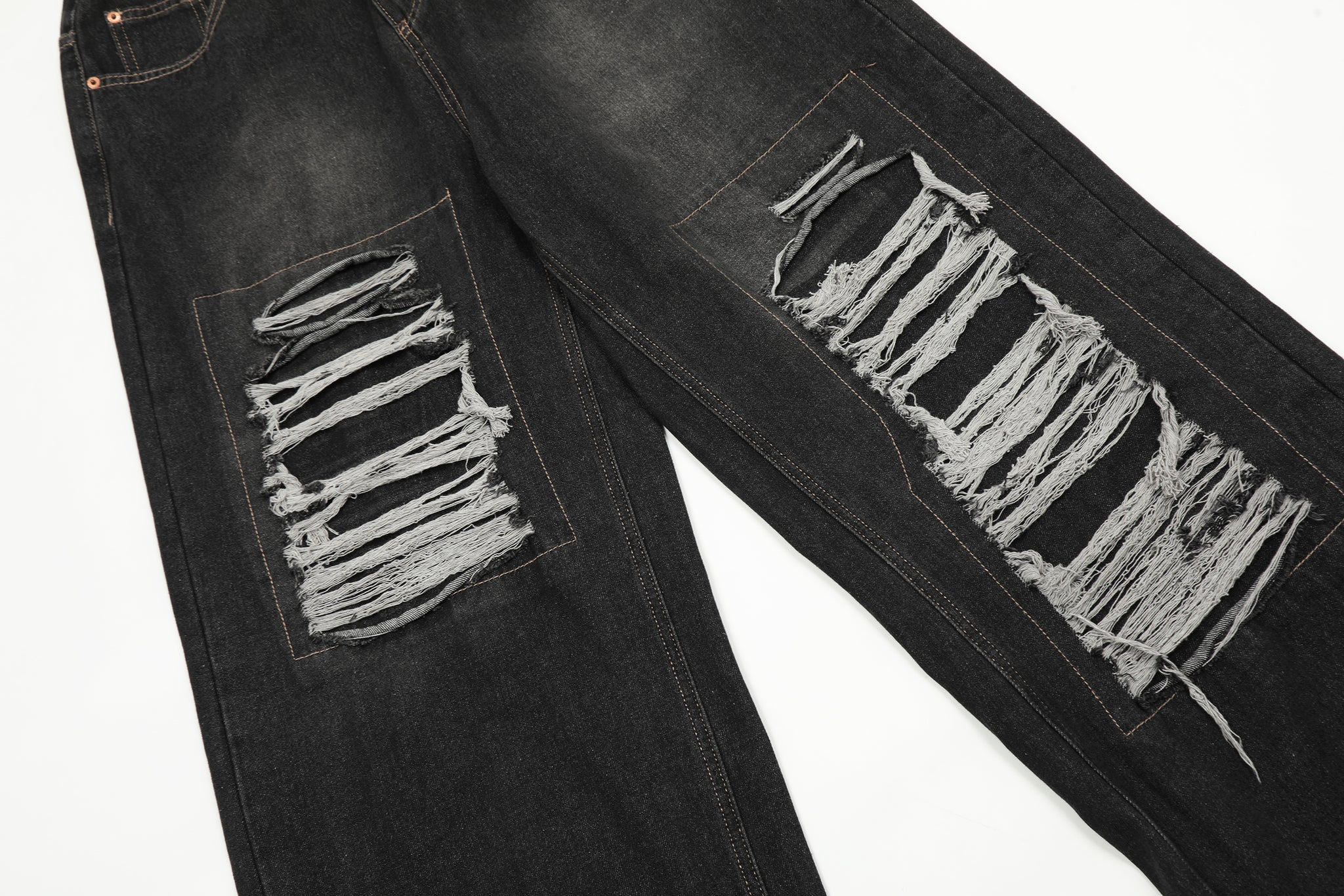 11KN Washed Ripped Jeans #K3201