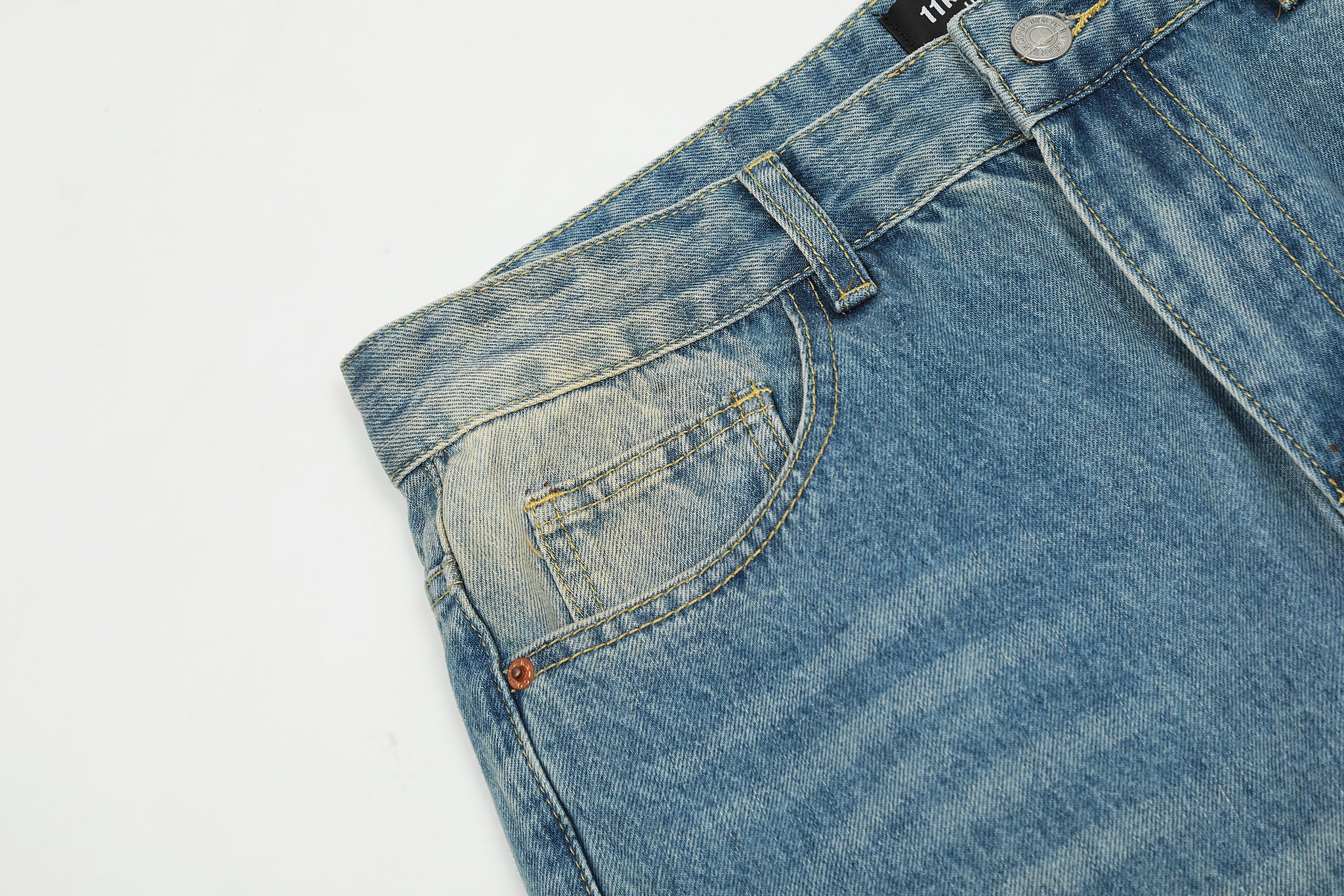 11KN Classic Denim Tailored Retro Jeans #K8988-1