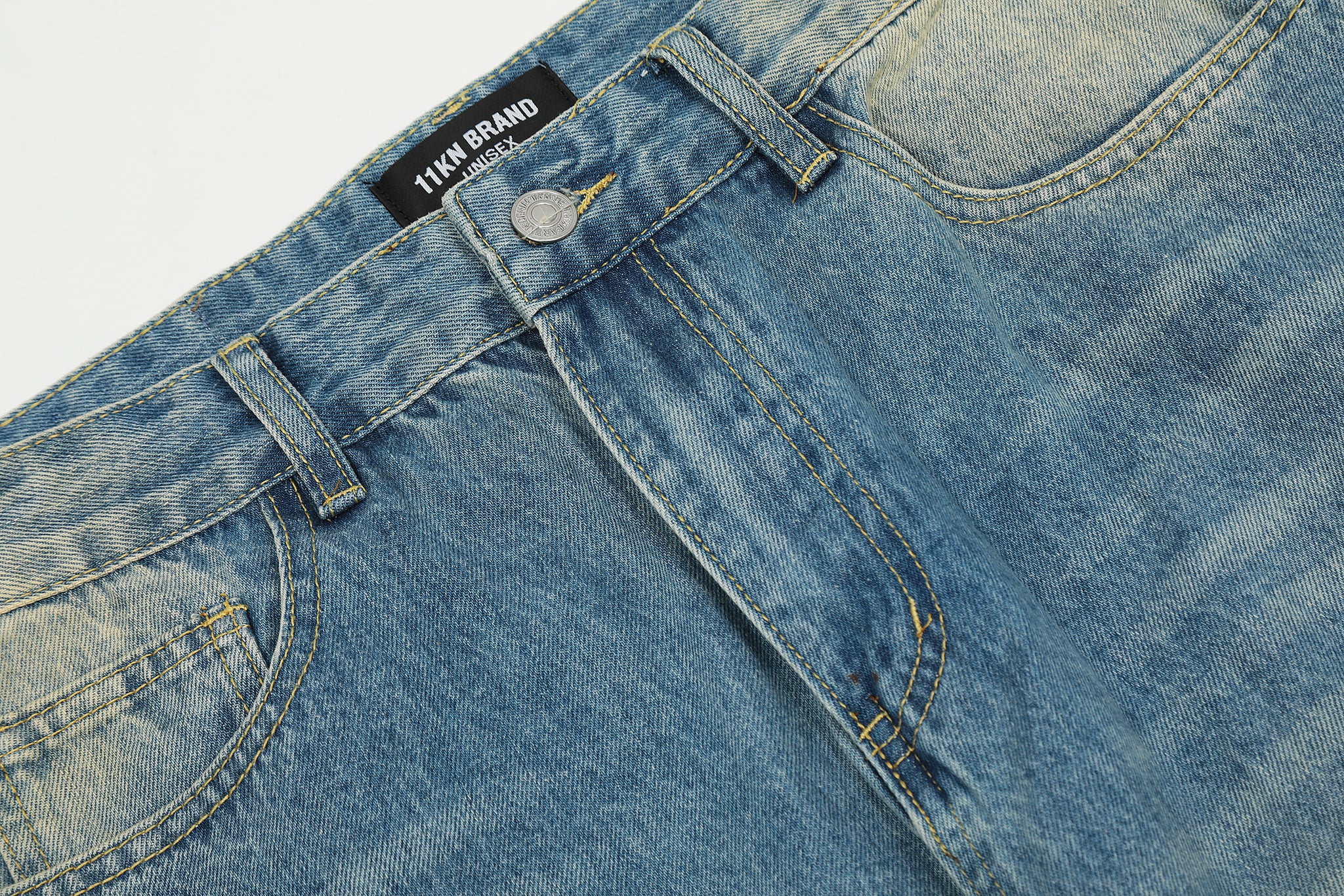 11KN Classic Denim Tailored Retro Jeans #K8988-1