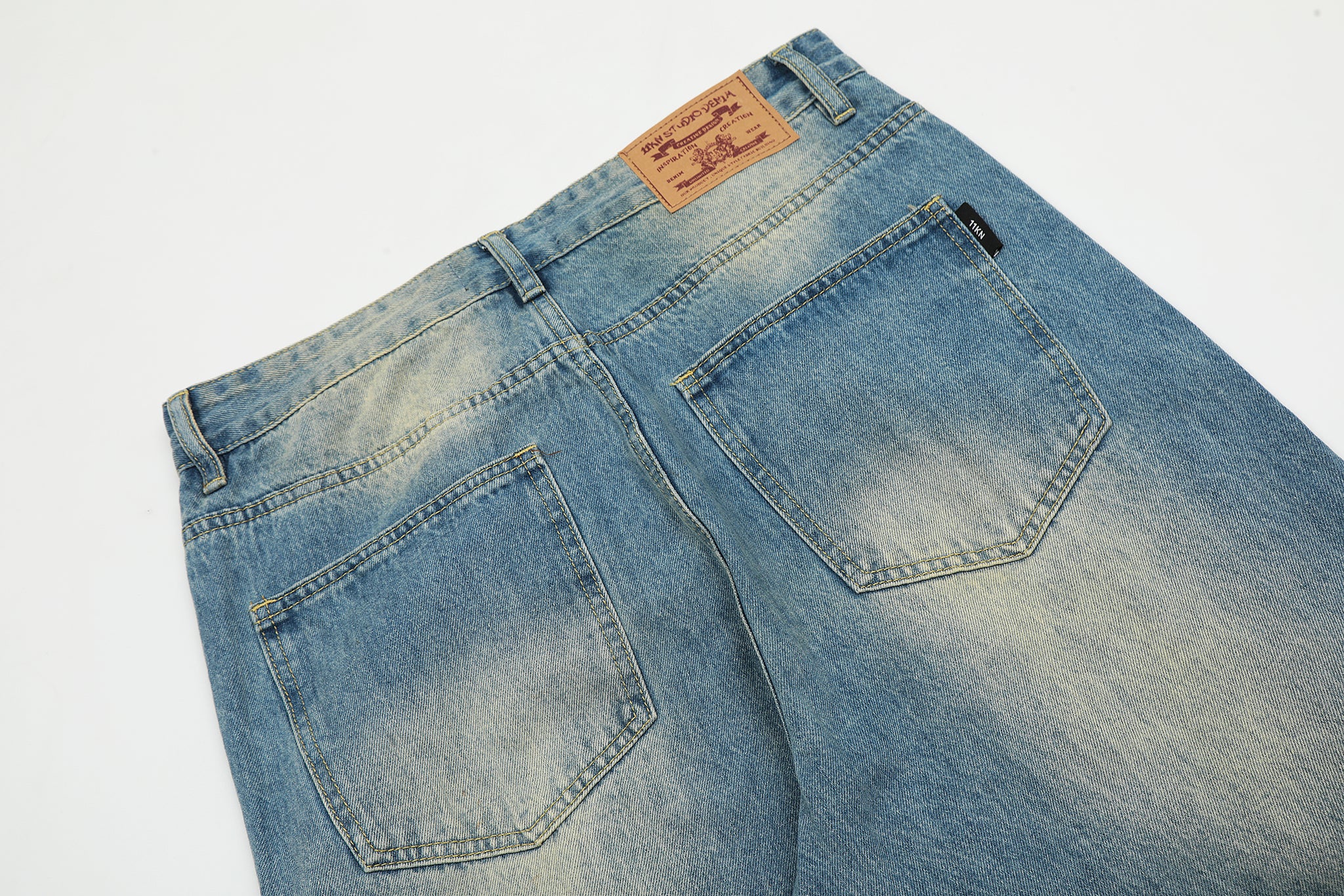 11KN Classic Denim Tailored Retro Jeans #K8988-1