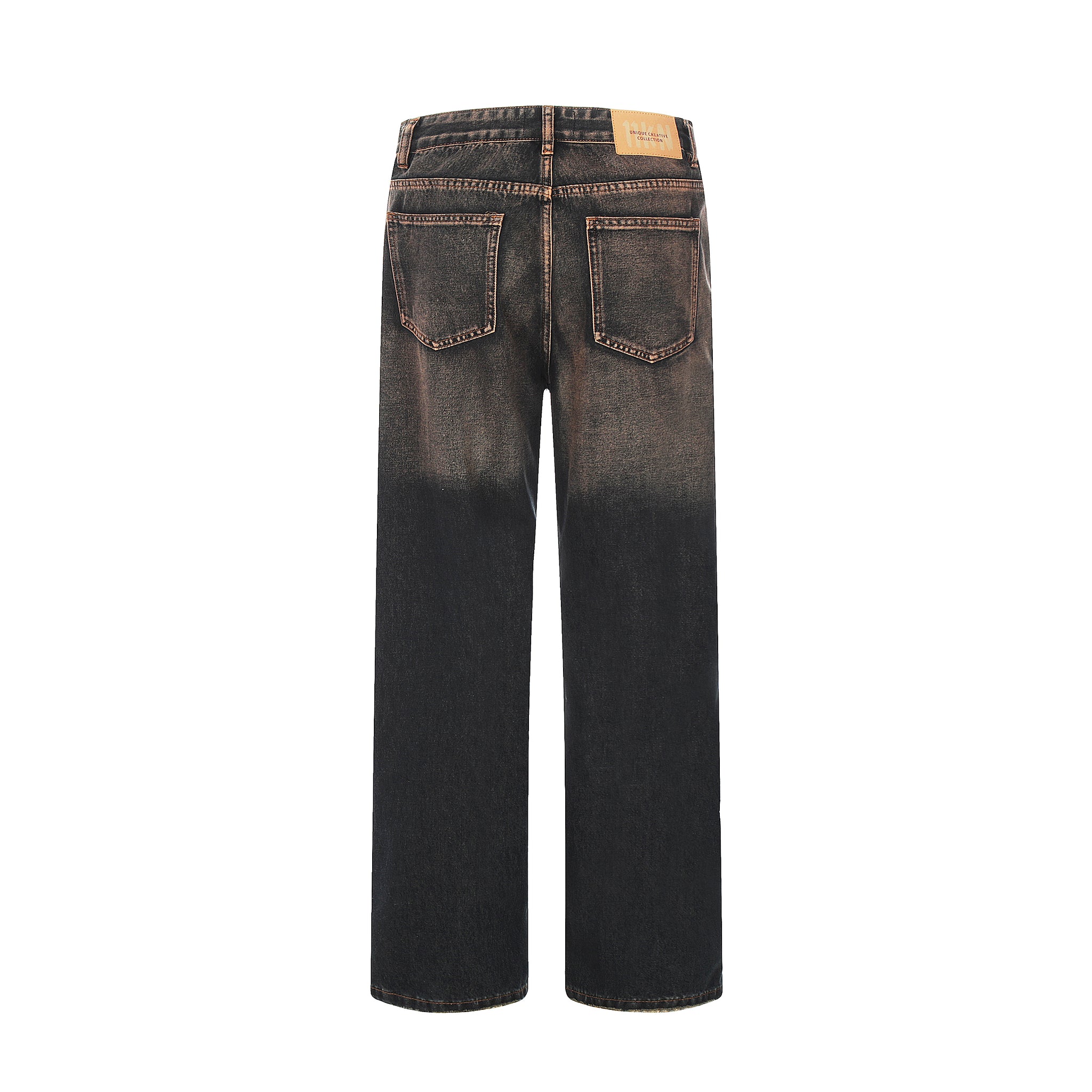 11KN Distressed Classic Straight Leg Jeans #K3158