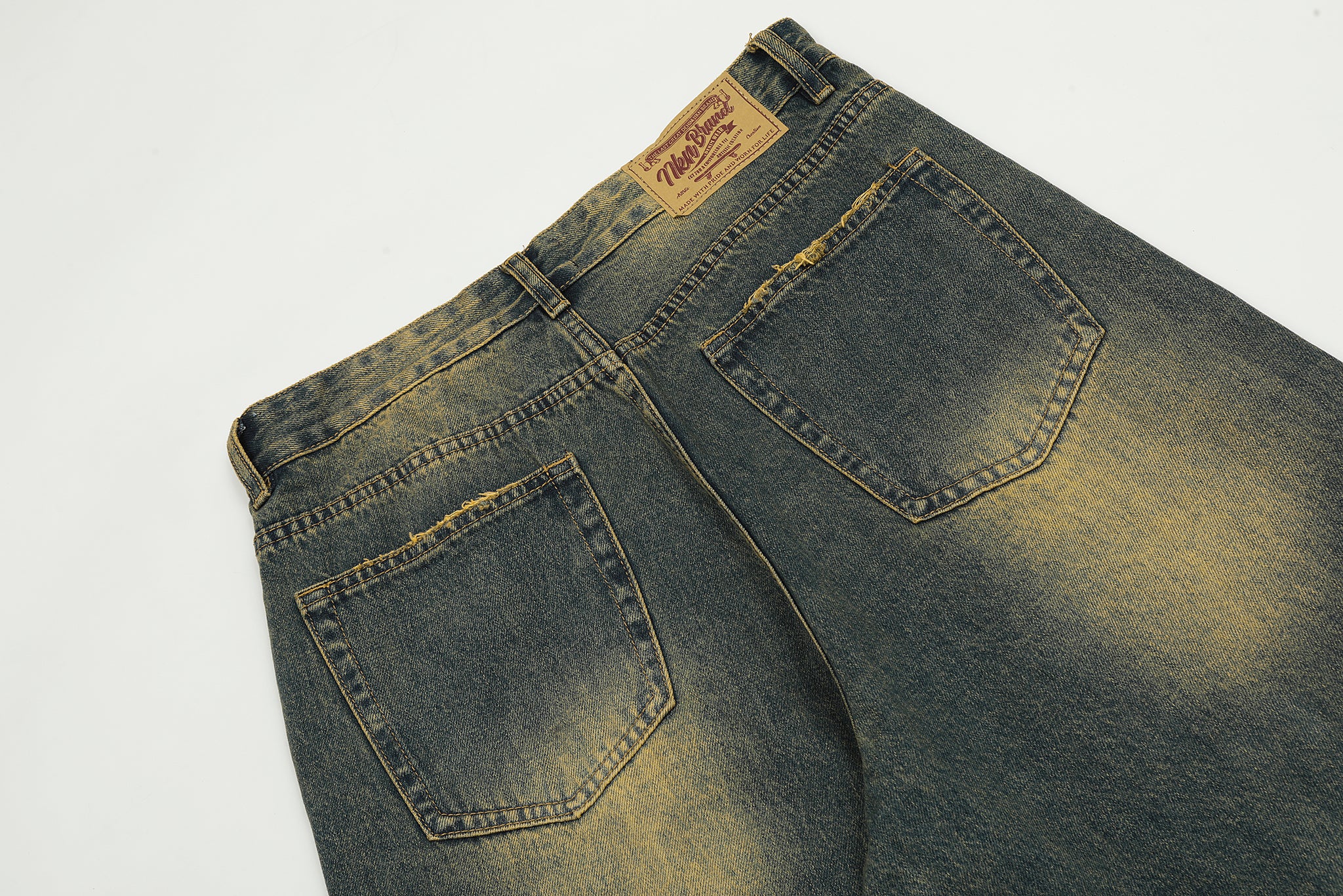 11KN Distressed Washed Jeans #K9068