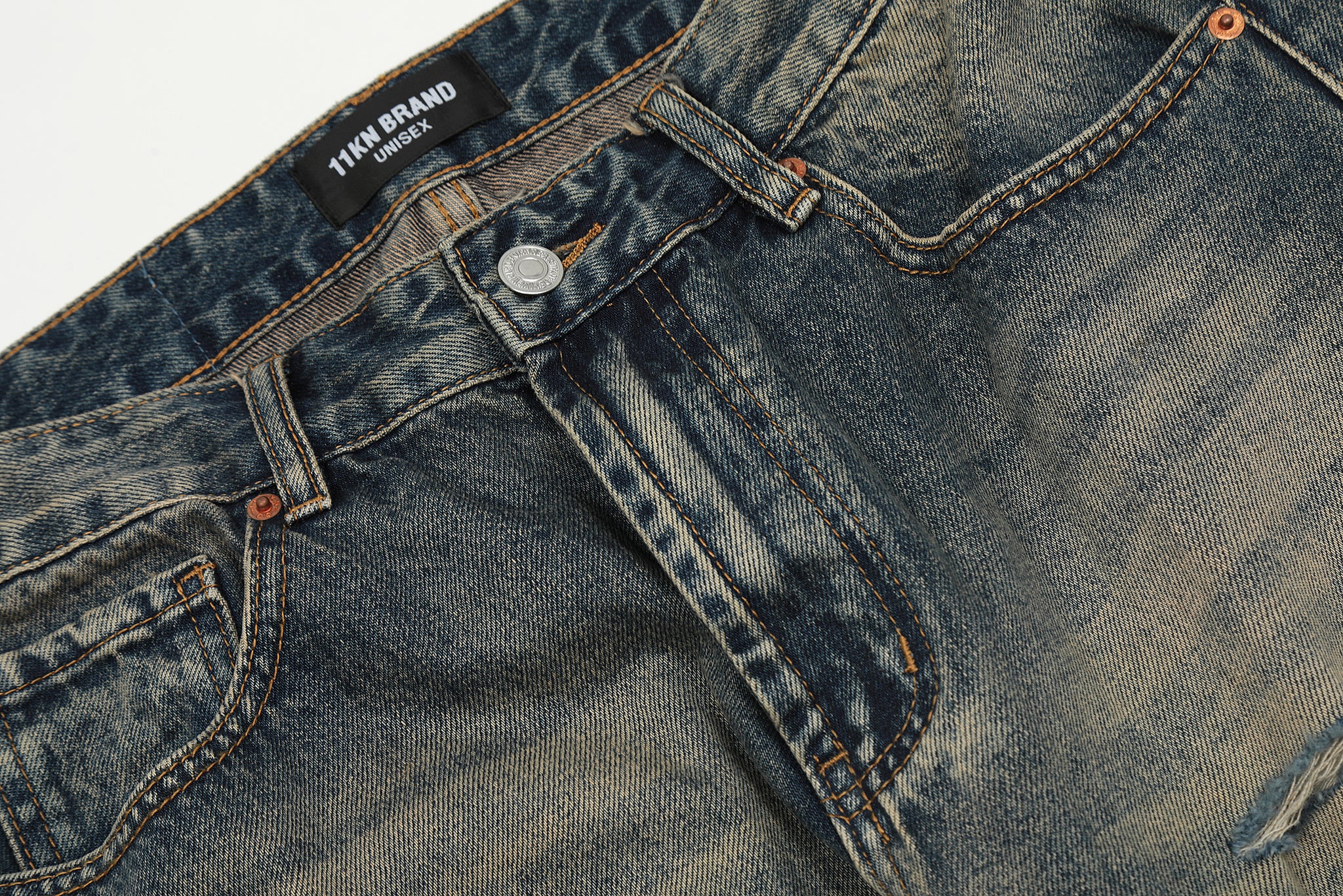 11KN Vintage Grunge Fashionable Jeans #K9003