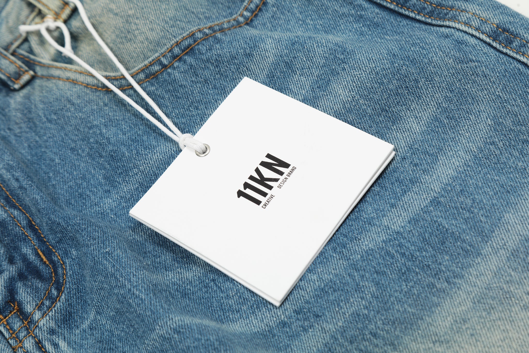 11KN Baggy Washed Jeans #K8815