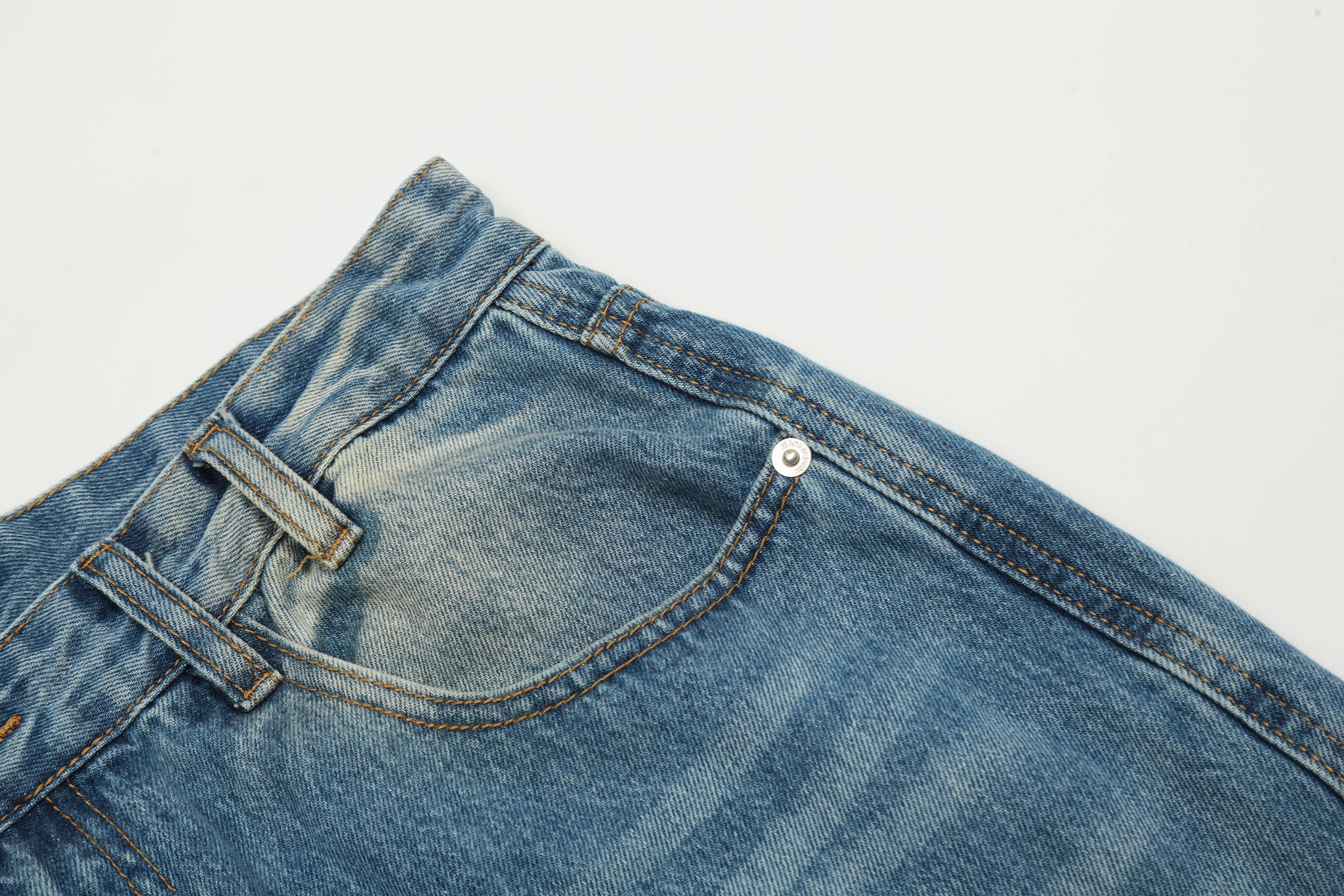 11KN Baggy Washed Jeans #K8815