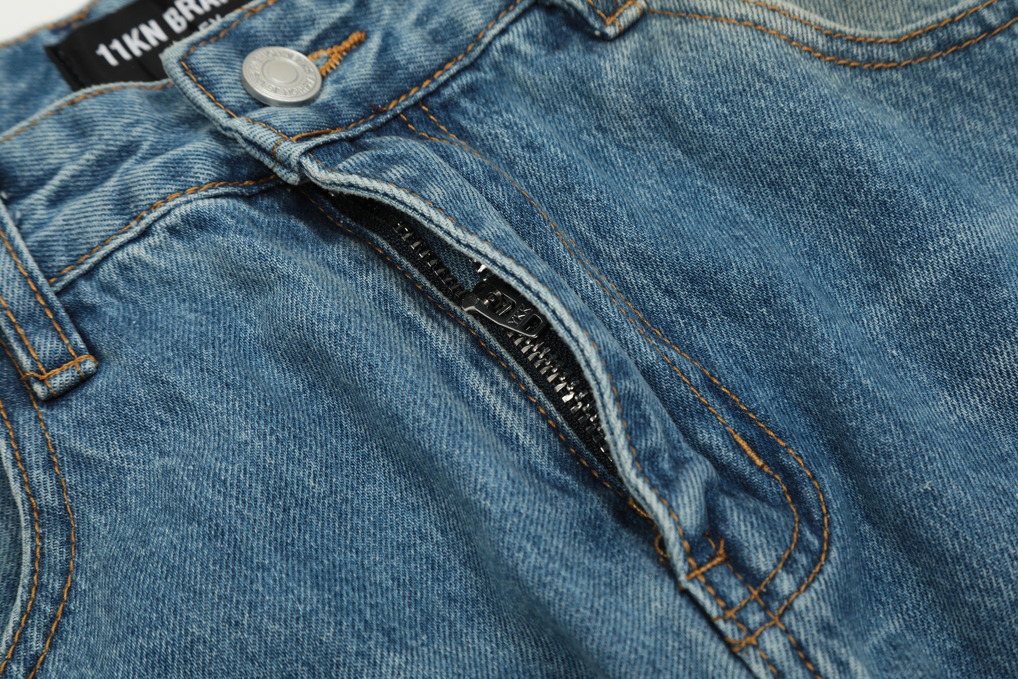 11KN Baggy Washed Jeans #K8815