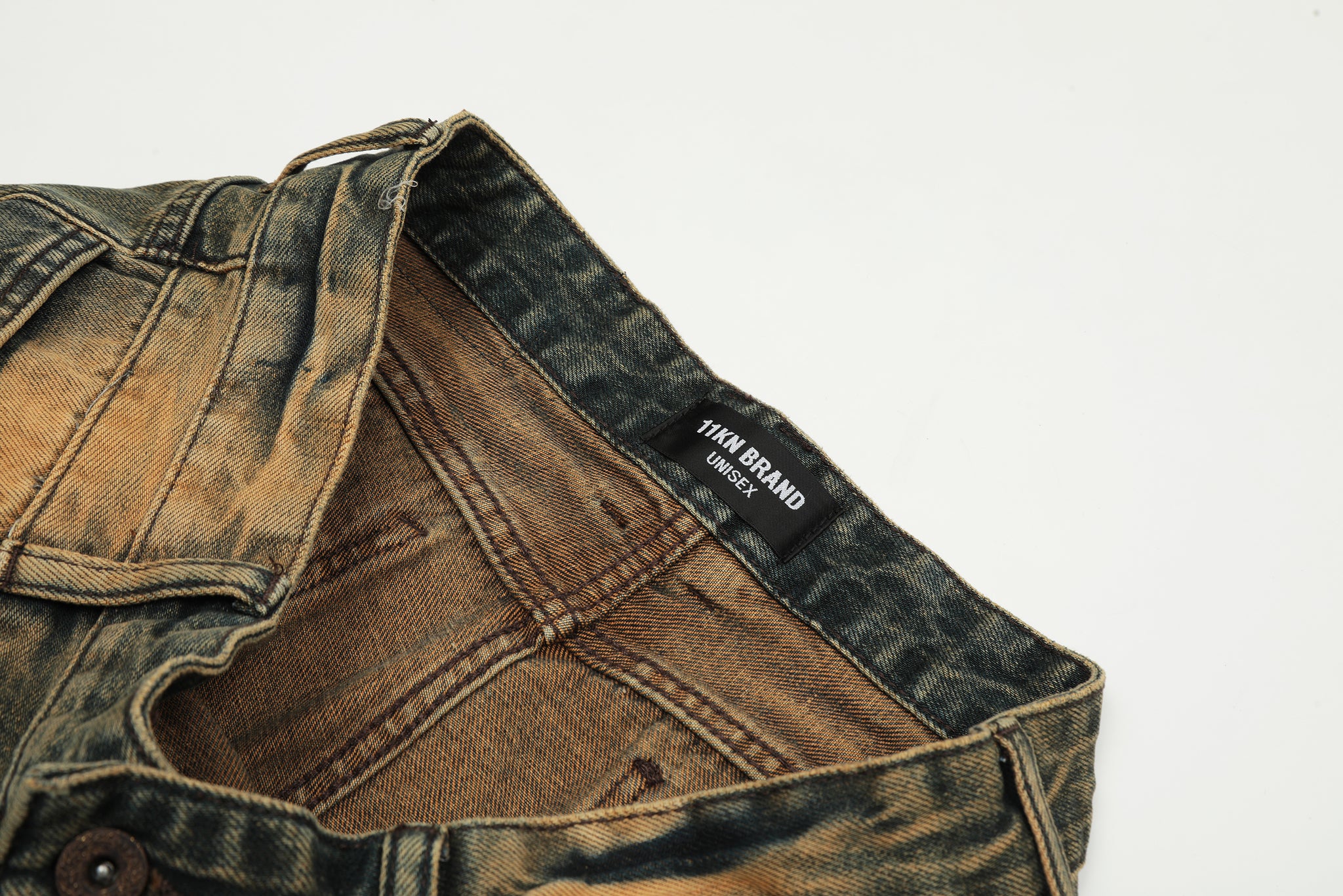 11KN Washed Grunge Jeans #K9071