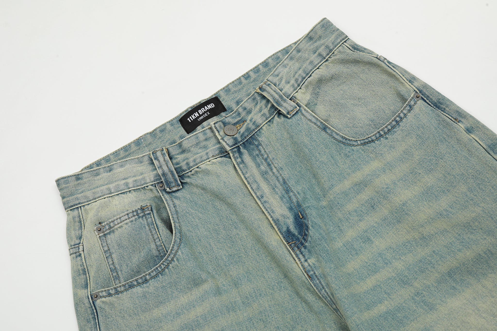 11KN Baggy Carpenter Washed Jeans #K9000