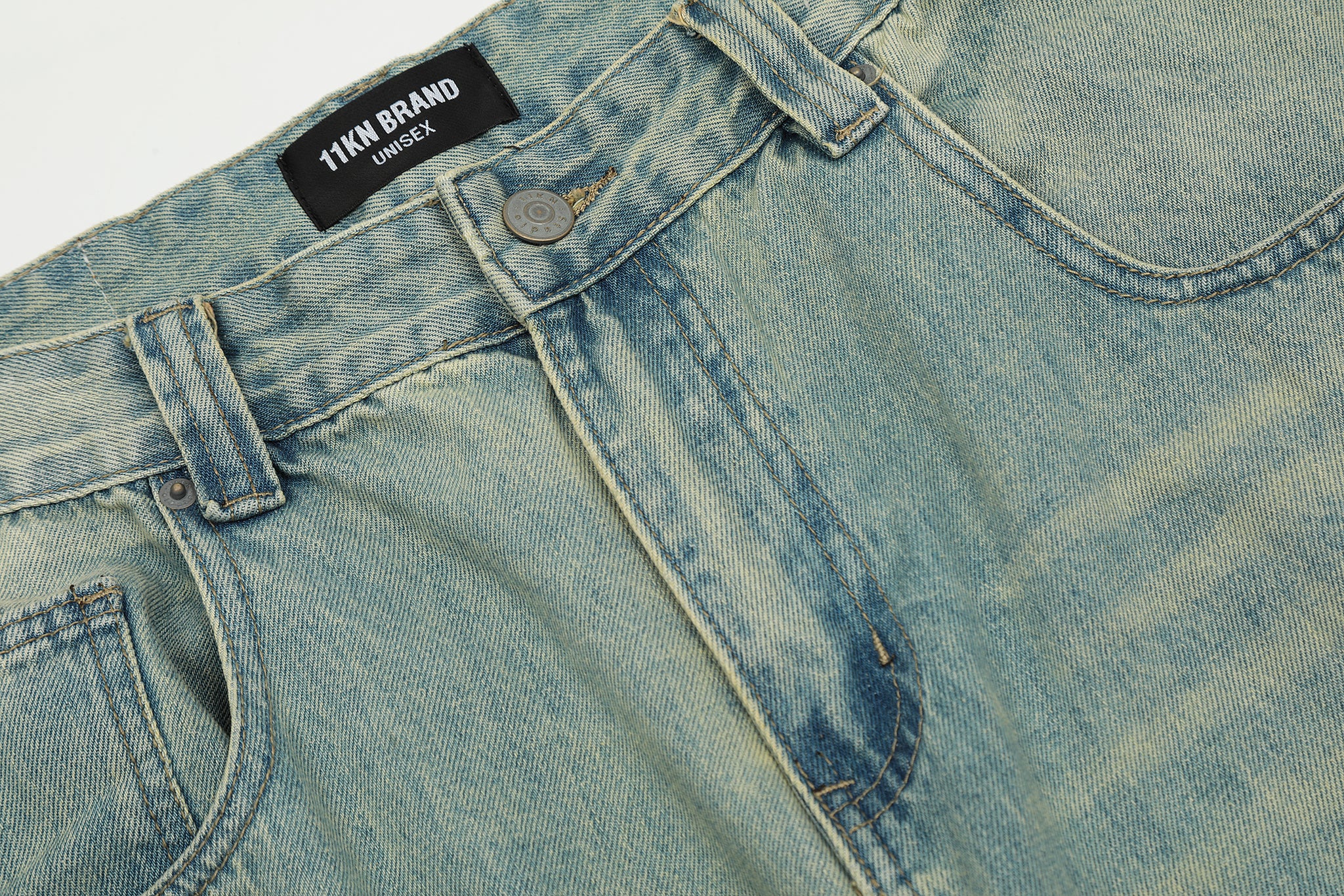 11KN Baggy Carpenter Washed Jeans #K9000