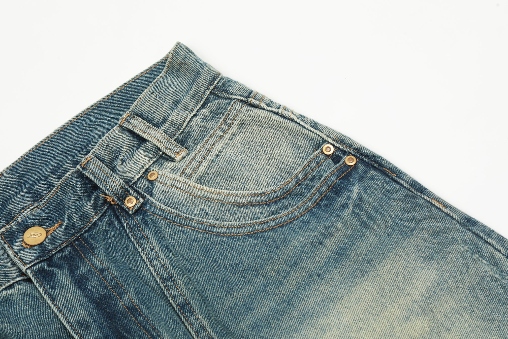 11KN Light Blue Vintage Denim Jeans #K5238