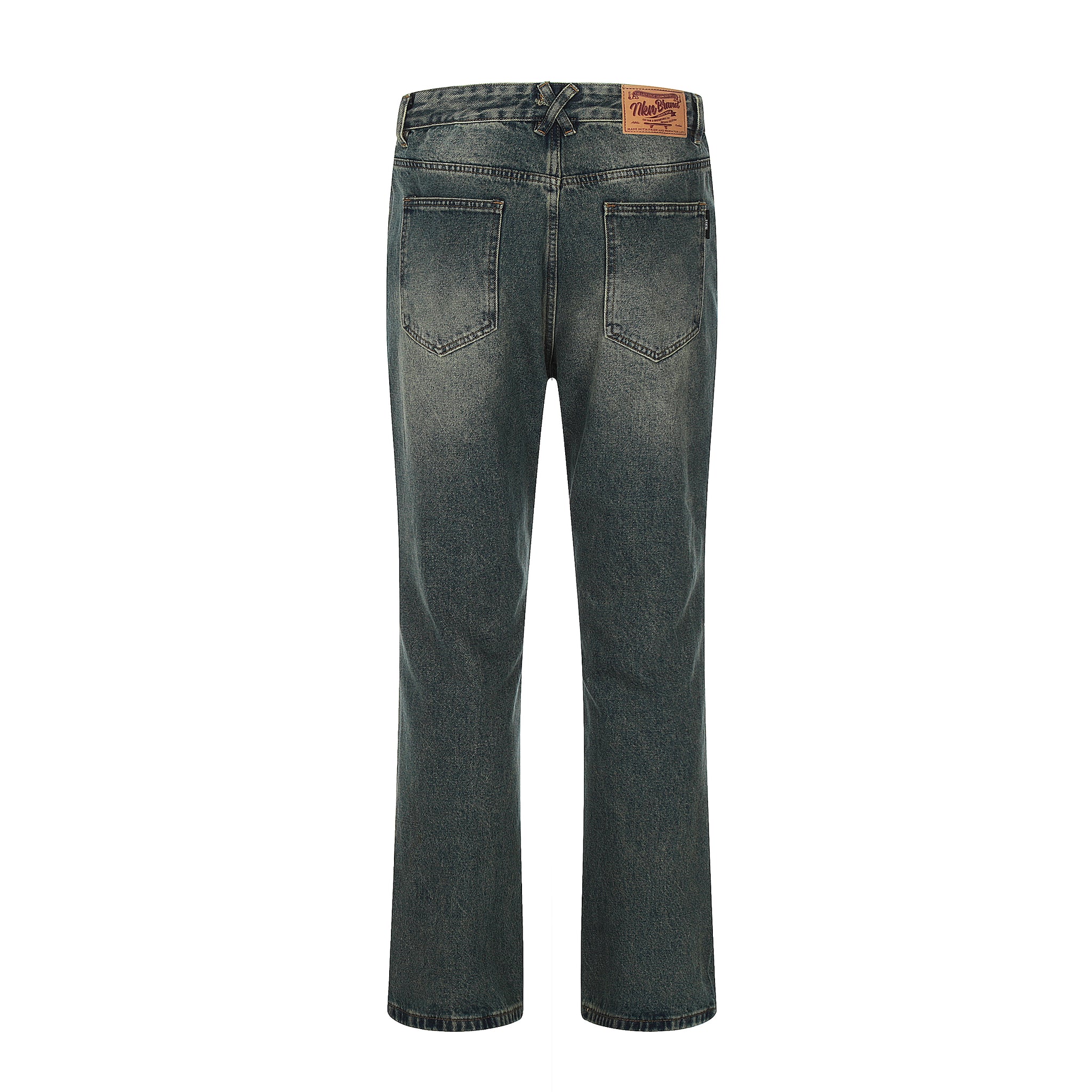 11KN Vintage Selvedge Faded Ripped Jeans #K8962