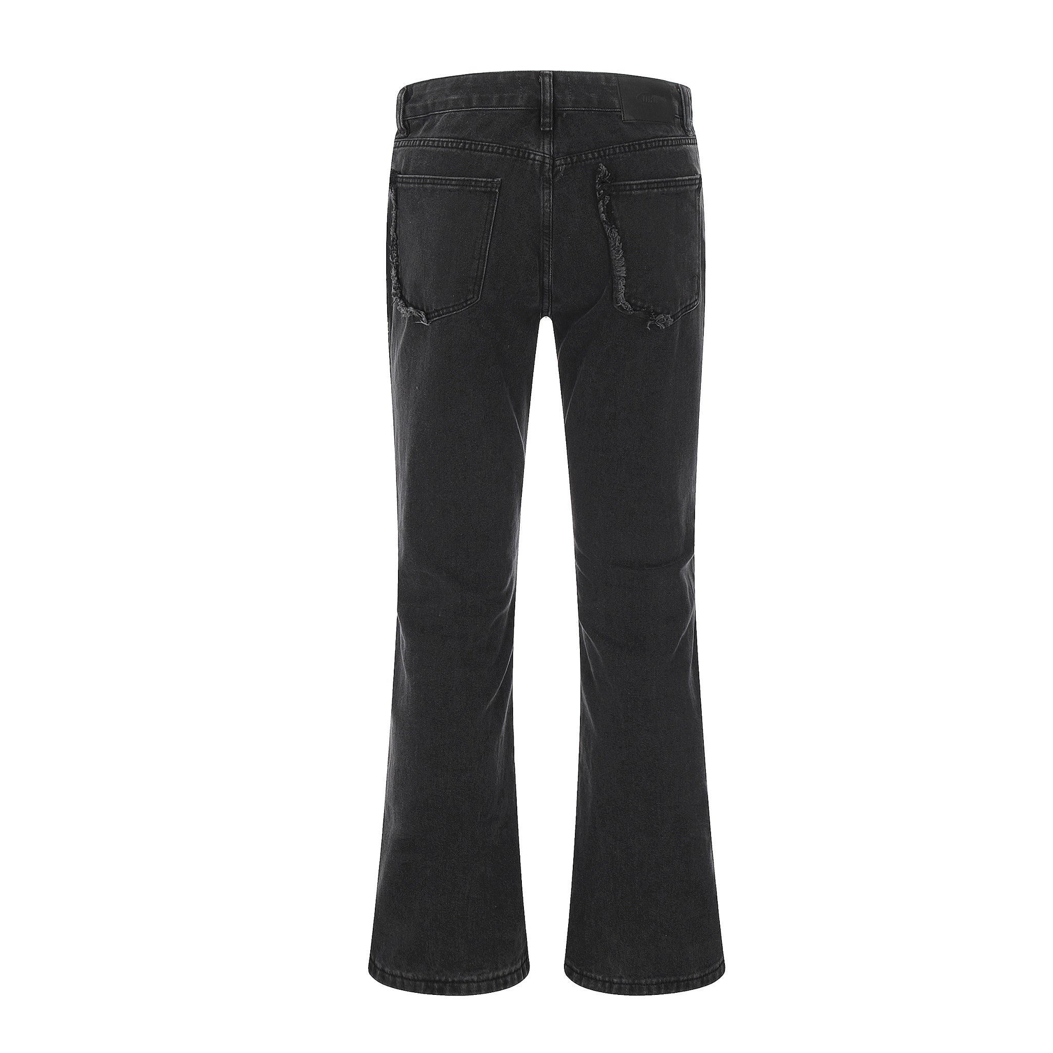 11KN Bootcut Frayed High Waisted Jeans #K3163