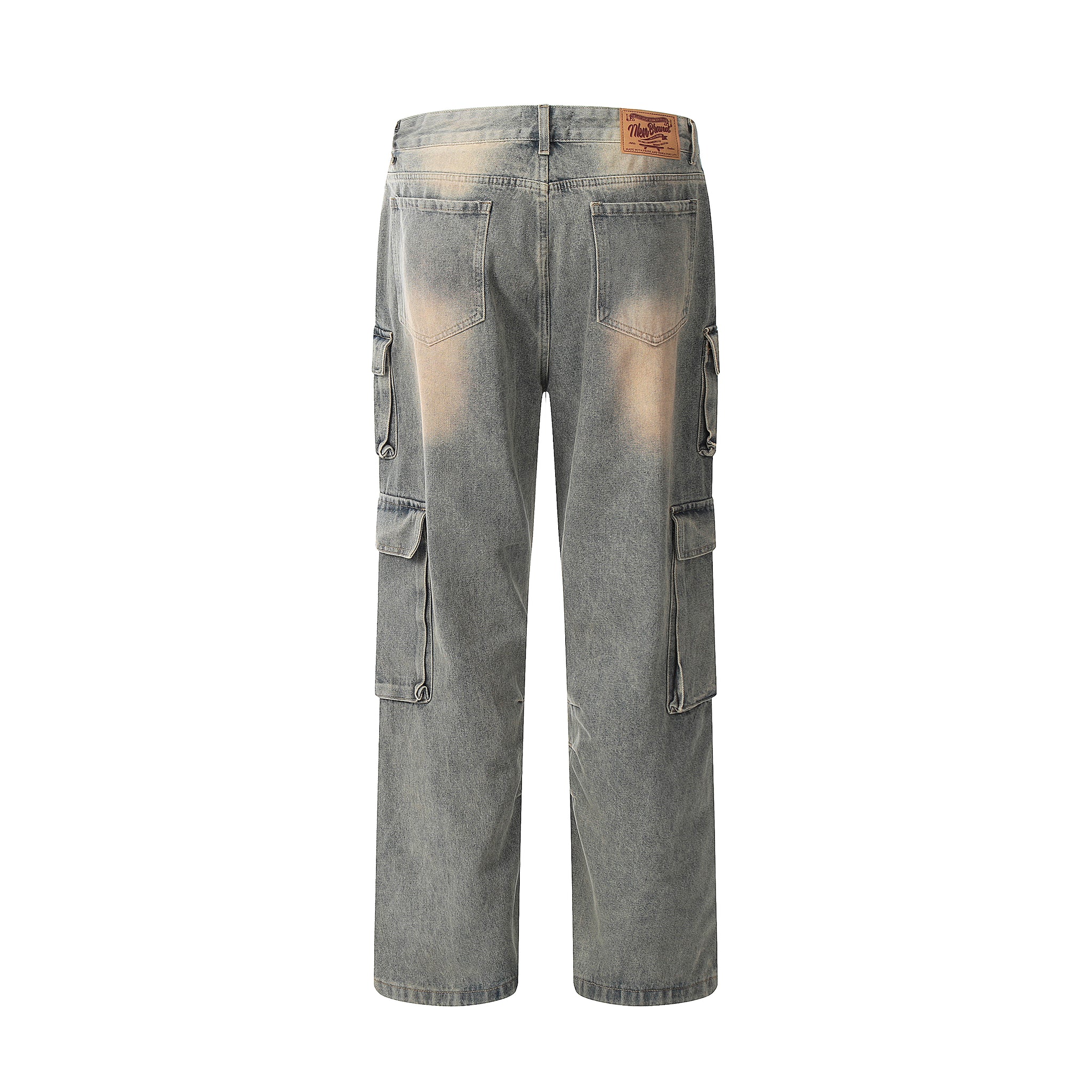 11KN Multi Pockets Faded 314 Class Straight Leg Jeans #K3173