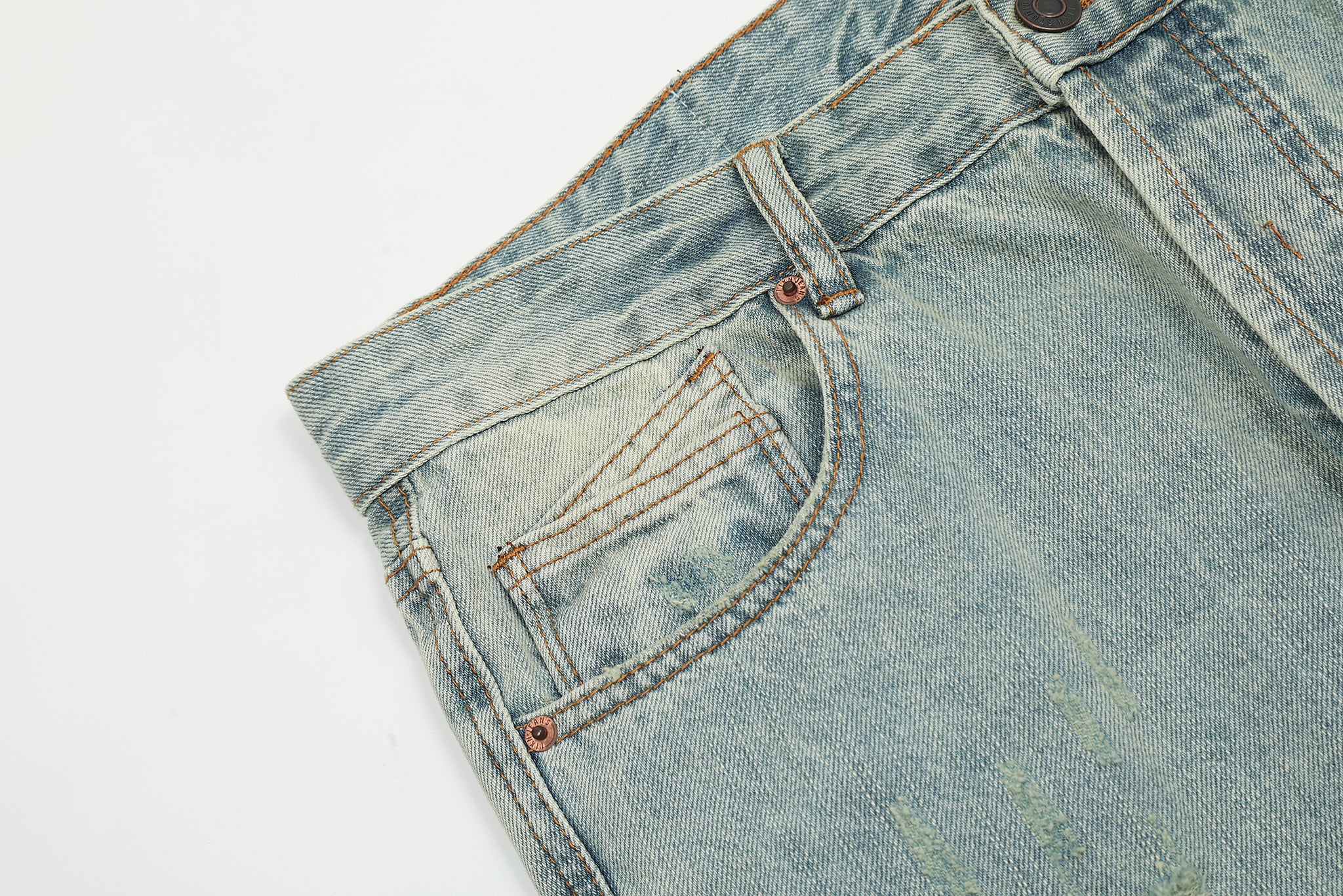 11KN High Waisted Ankle-length Jeans #K8982