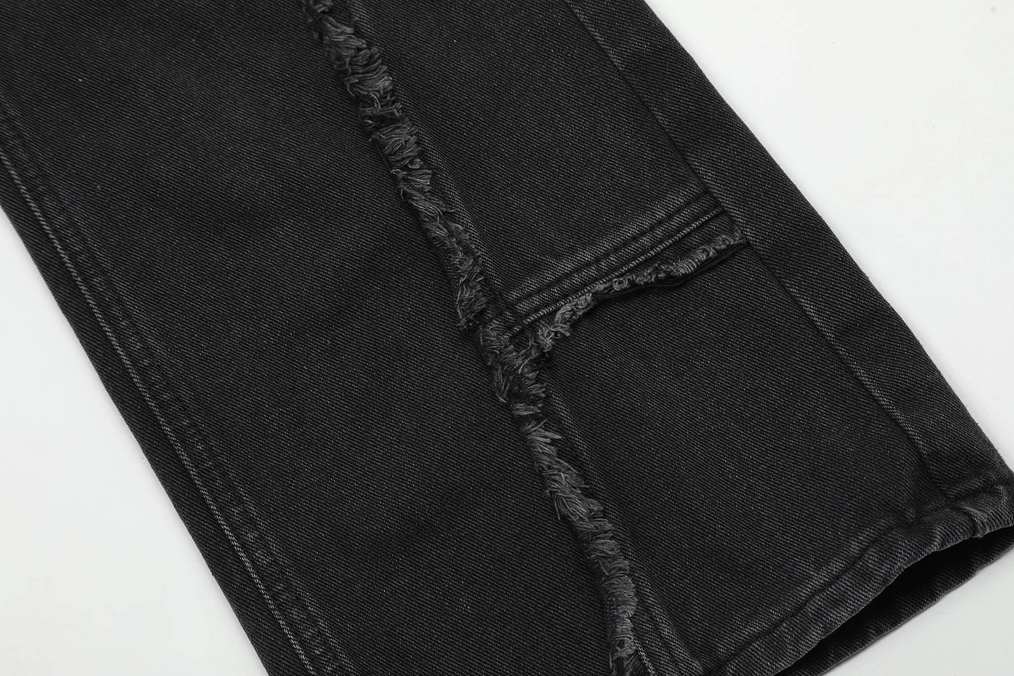 11KN Bootcut Frayed High Waisted Jeans #K3163