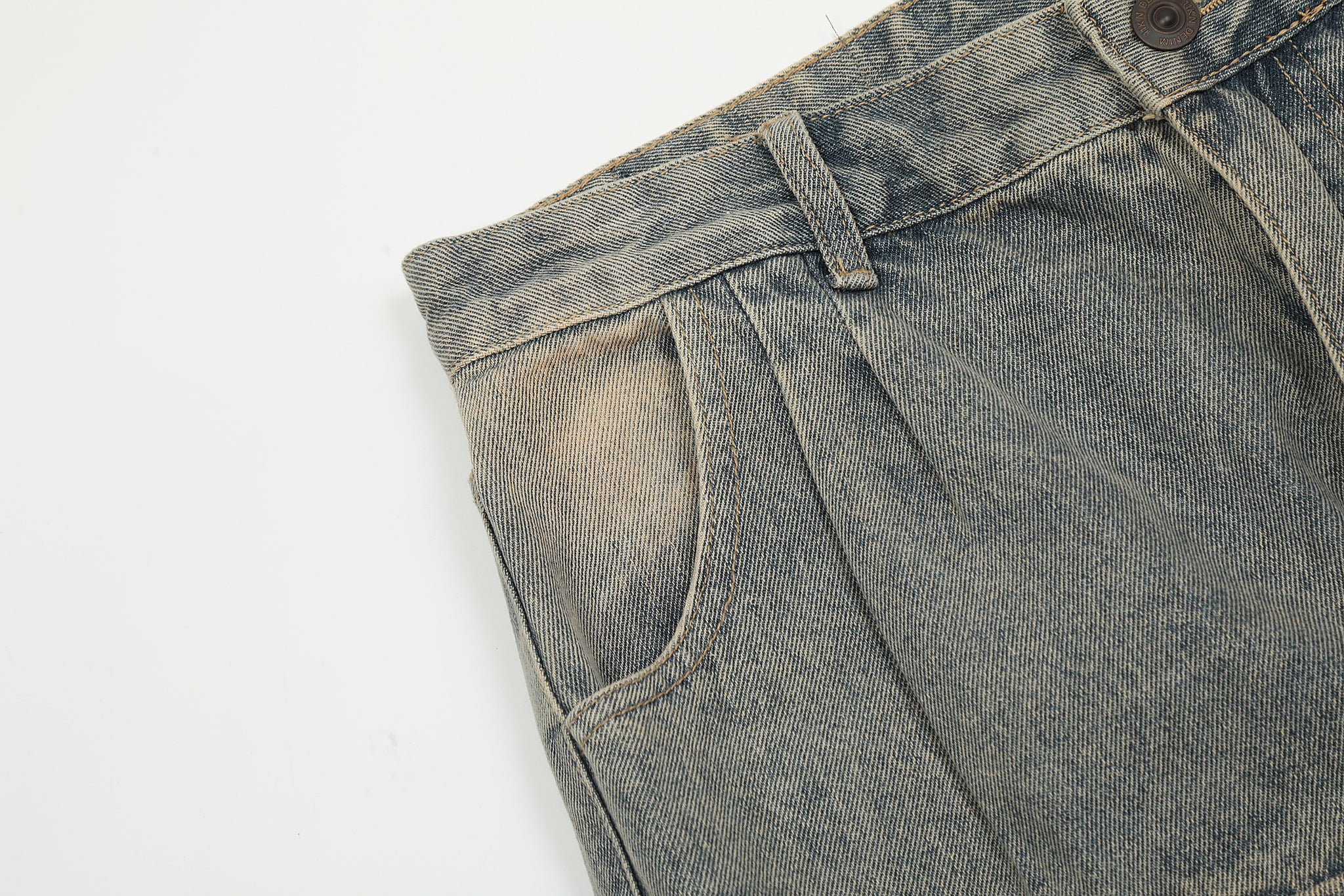 11KN Multi Pockets Faded 314 Class Straight Leg Jeans #K3173