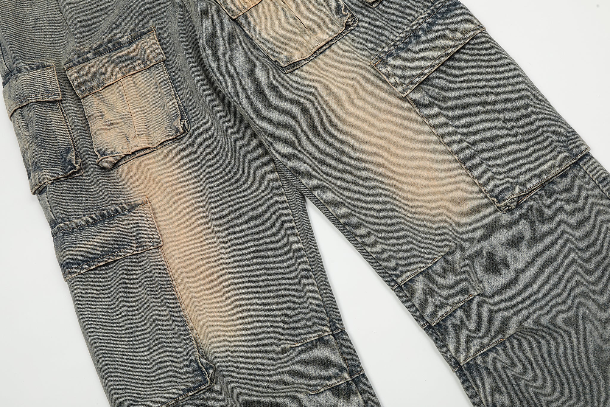 11KN Multi Pockets Faded 314 Class Straight Leg Jeans #K3173