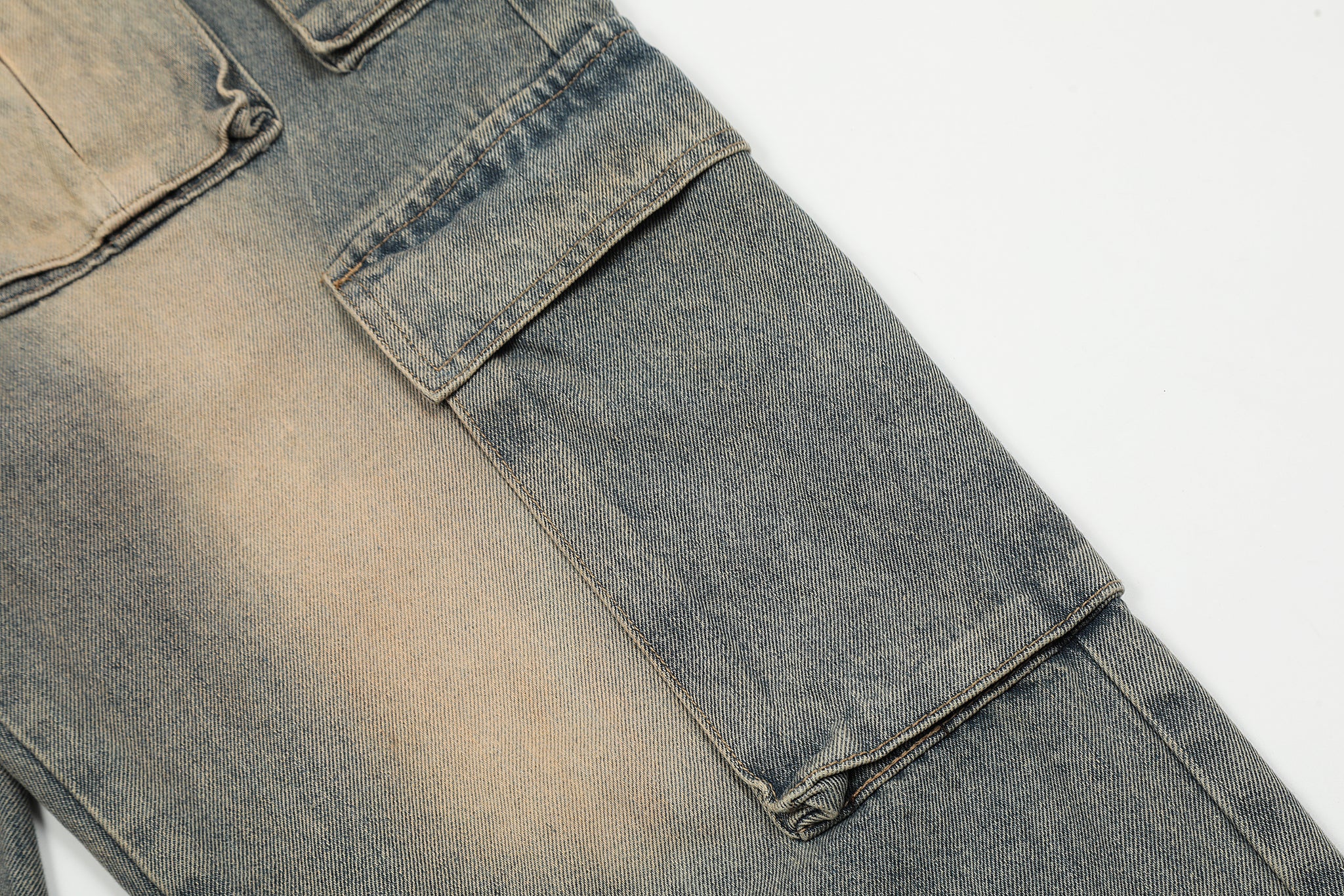 11KN Multi Pockets Faded 314 Class Straight Leg Jeans #K3173