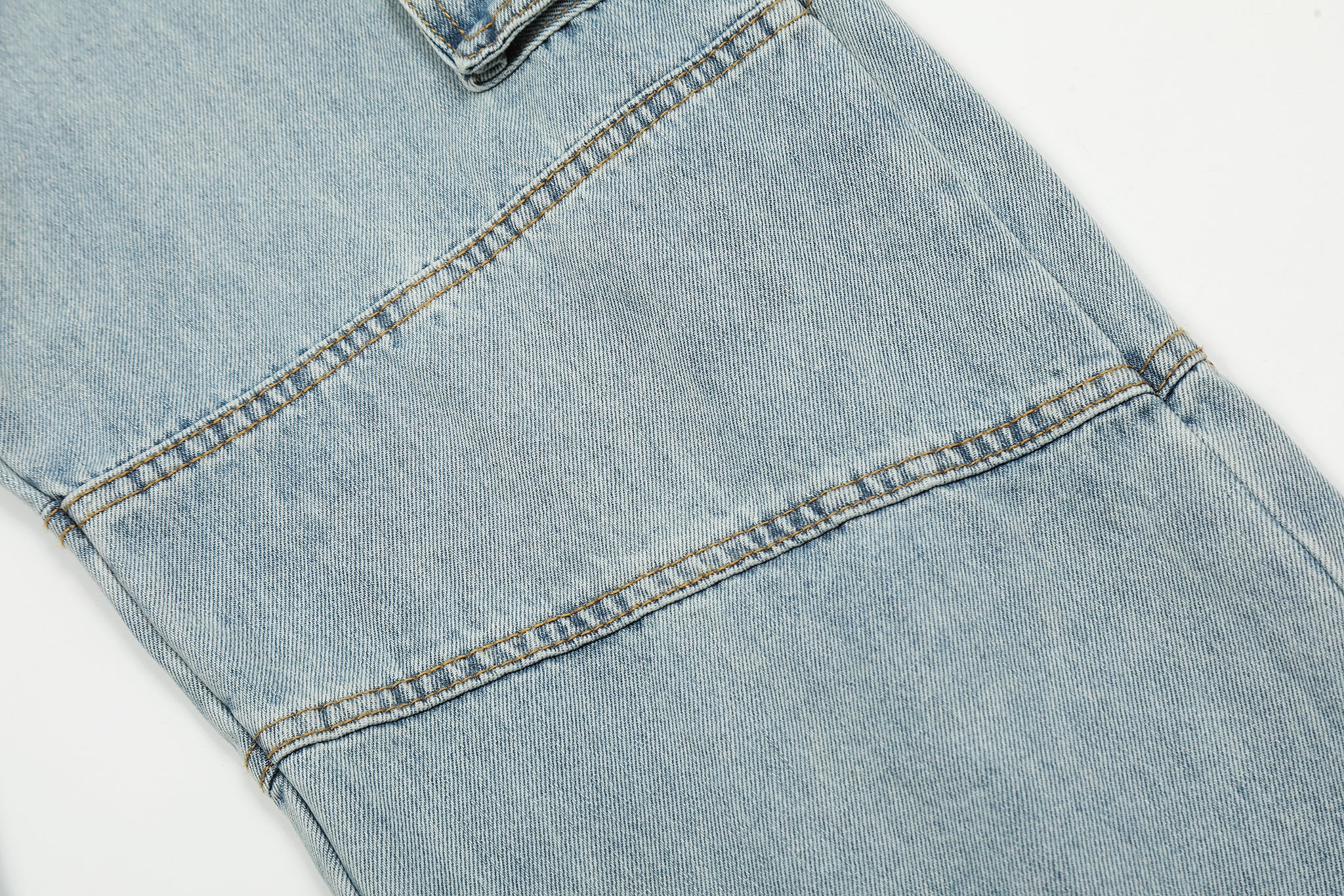 11KN Wide Leg Patchwork Vintage Jeans #K9017