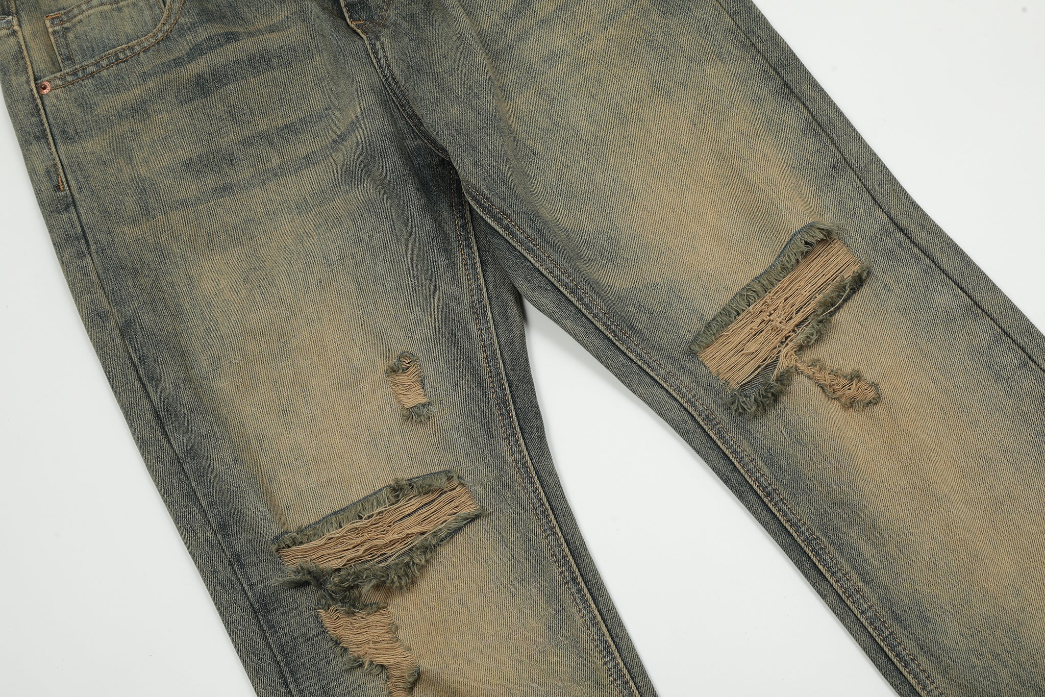 11KN DISTRESSED RIPPED JEANS #K5185