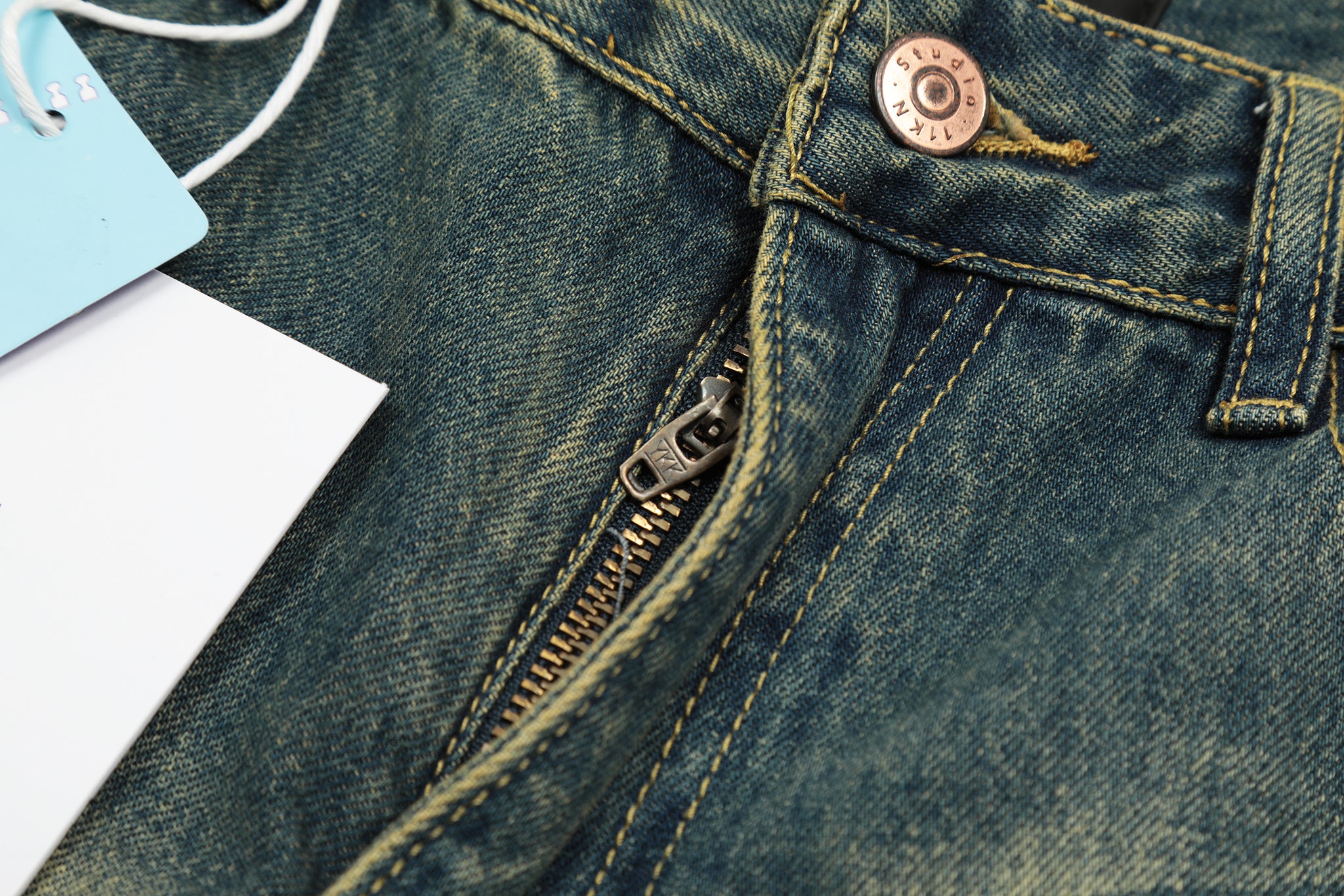 11KN Acid-washed Sanded Jeans #K9063