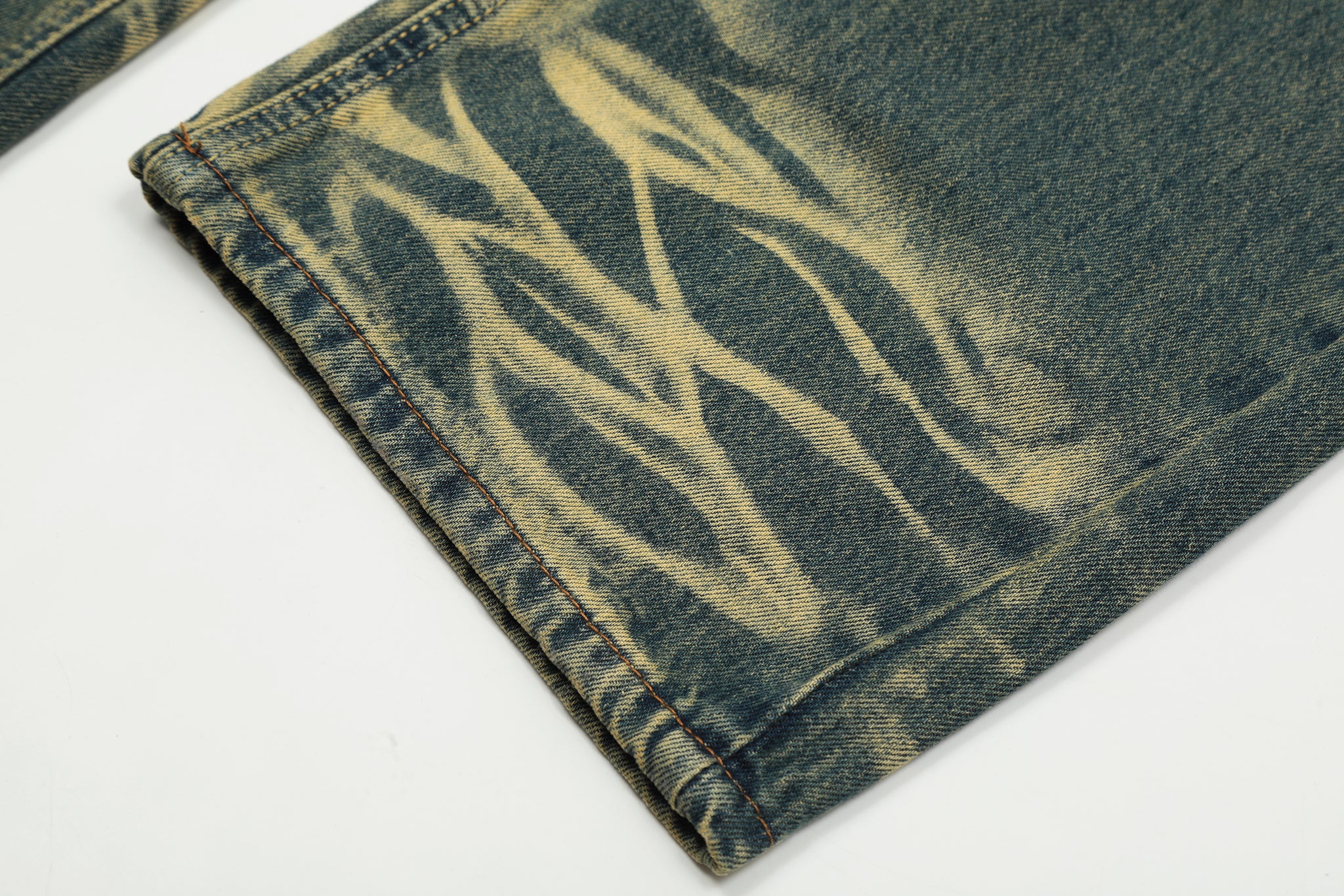 11KN Acid-washed Sanded Jeans #K9063