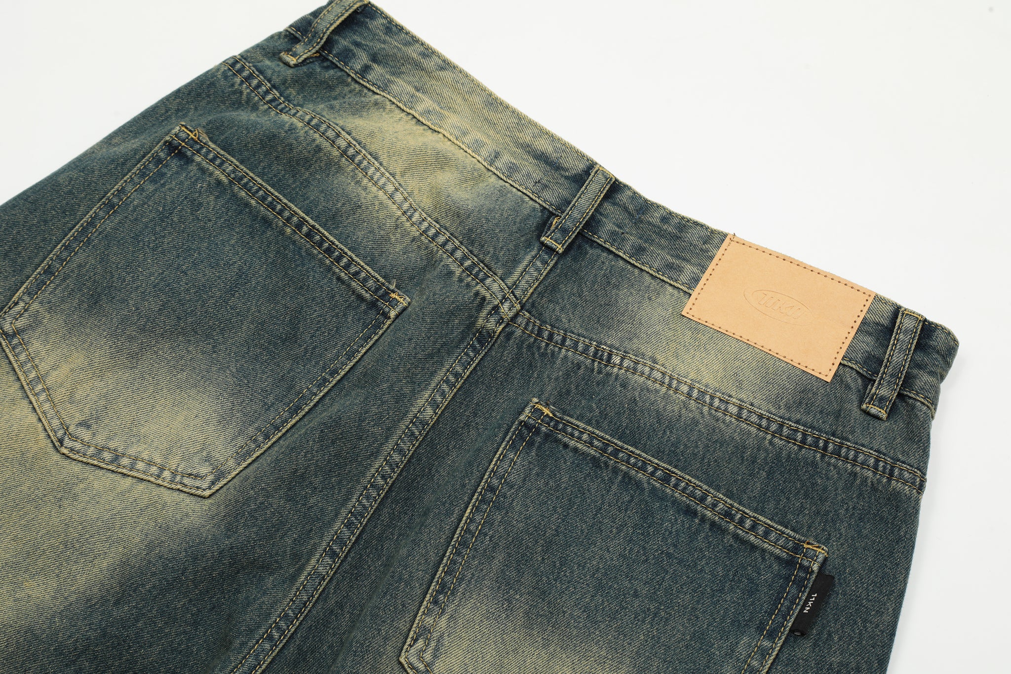 11KN Acid-washed Sanded Jeans #K9063