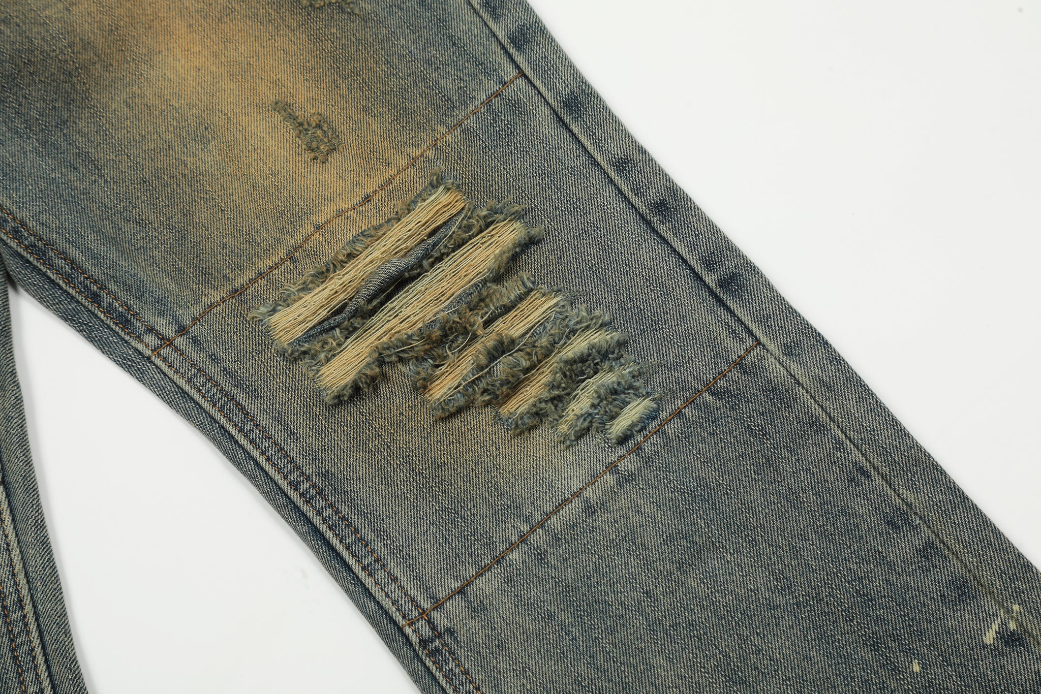 11KN FLARED BOOTCUT RIPPED JEANS #K9035