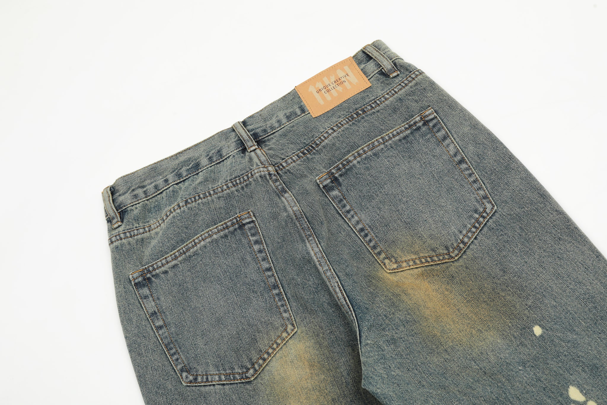 11KN FLARED BOOTCUT RIPPED JEANS #K9035