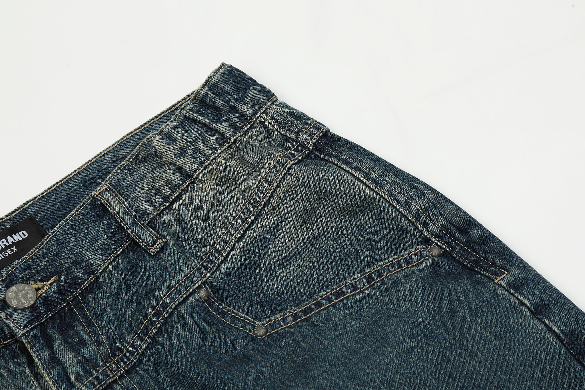 11KN Relaxed-fit Moto Jeans #K9026