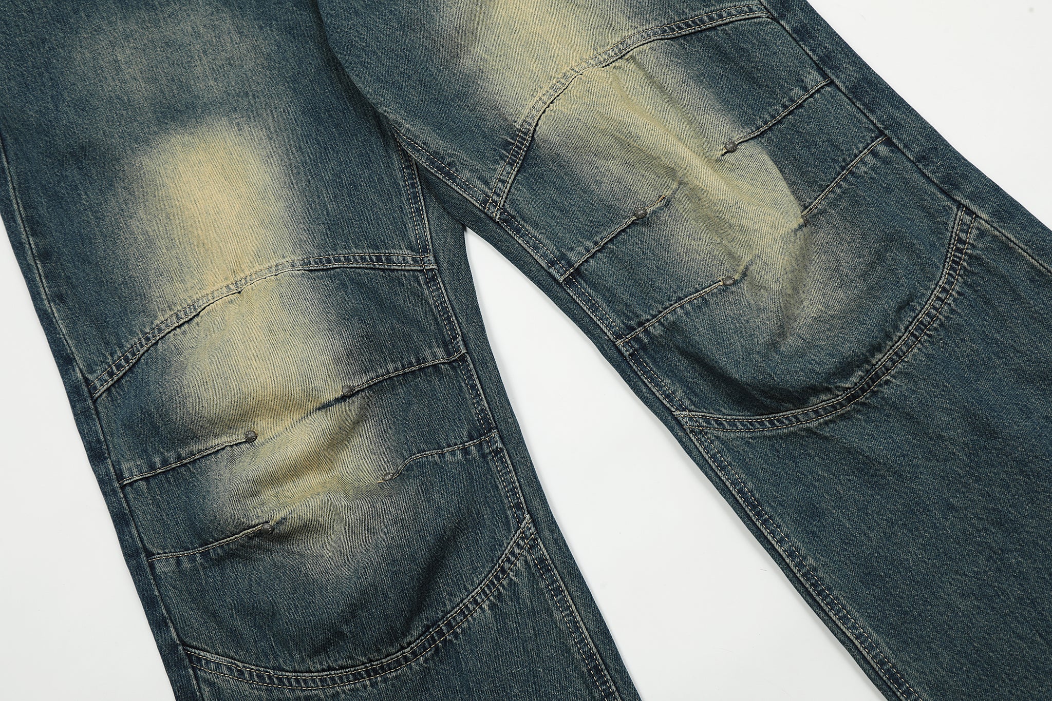 11KN Relaxed-fit Moto Jeans #K9026