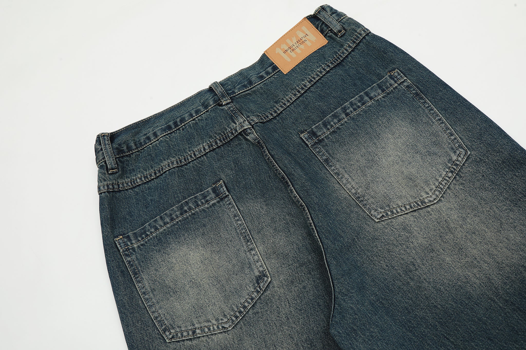 11KN Relaxed-fit Moto Jeans #K9026