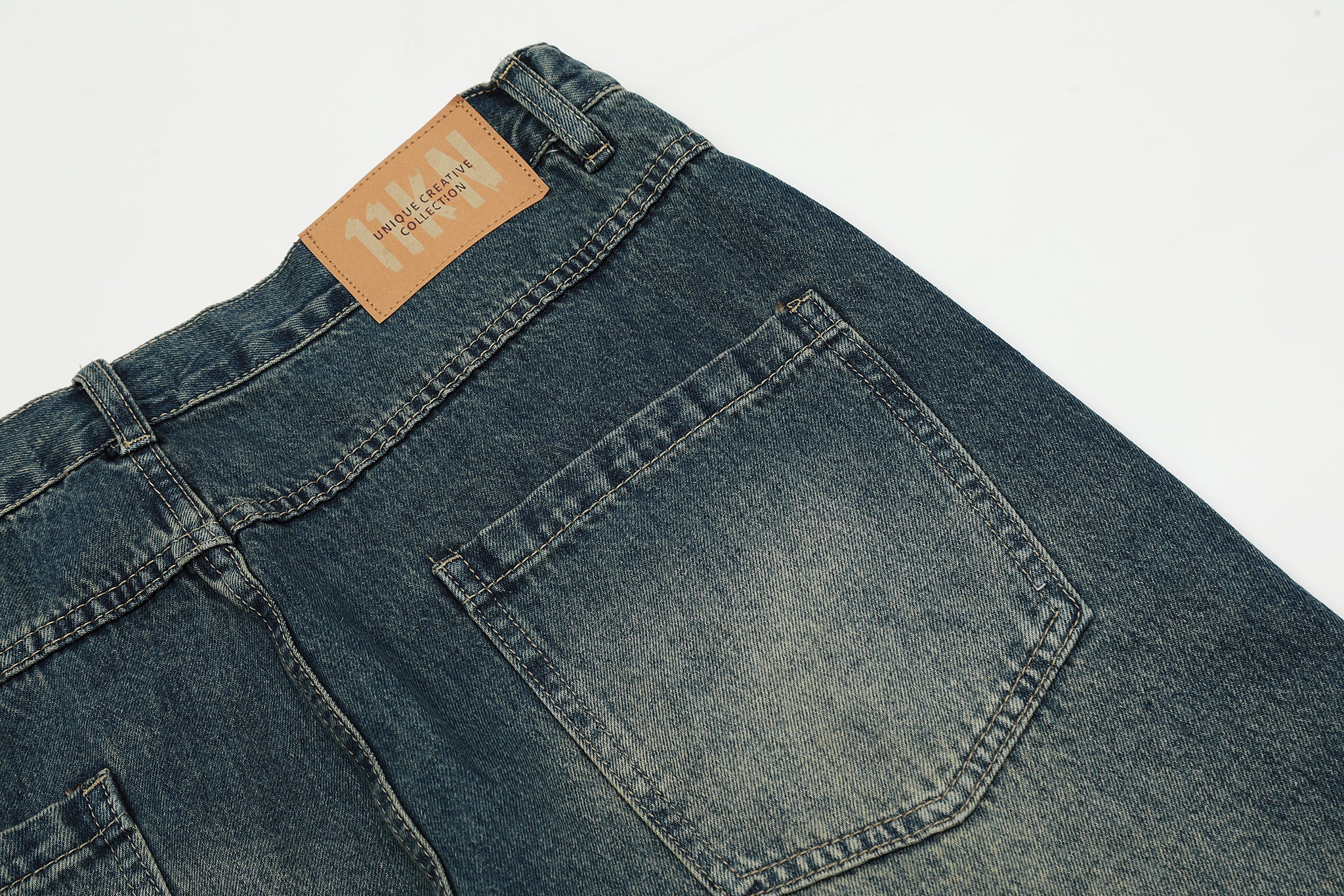 11KN Relaxed-fit Moto Jeans #K9026