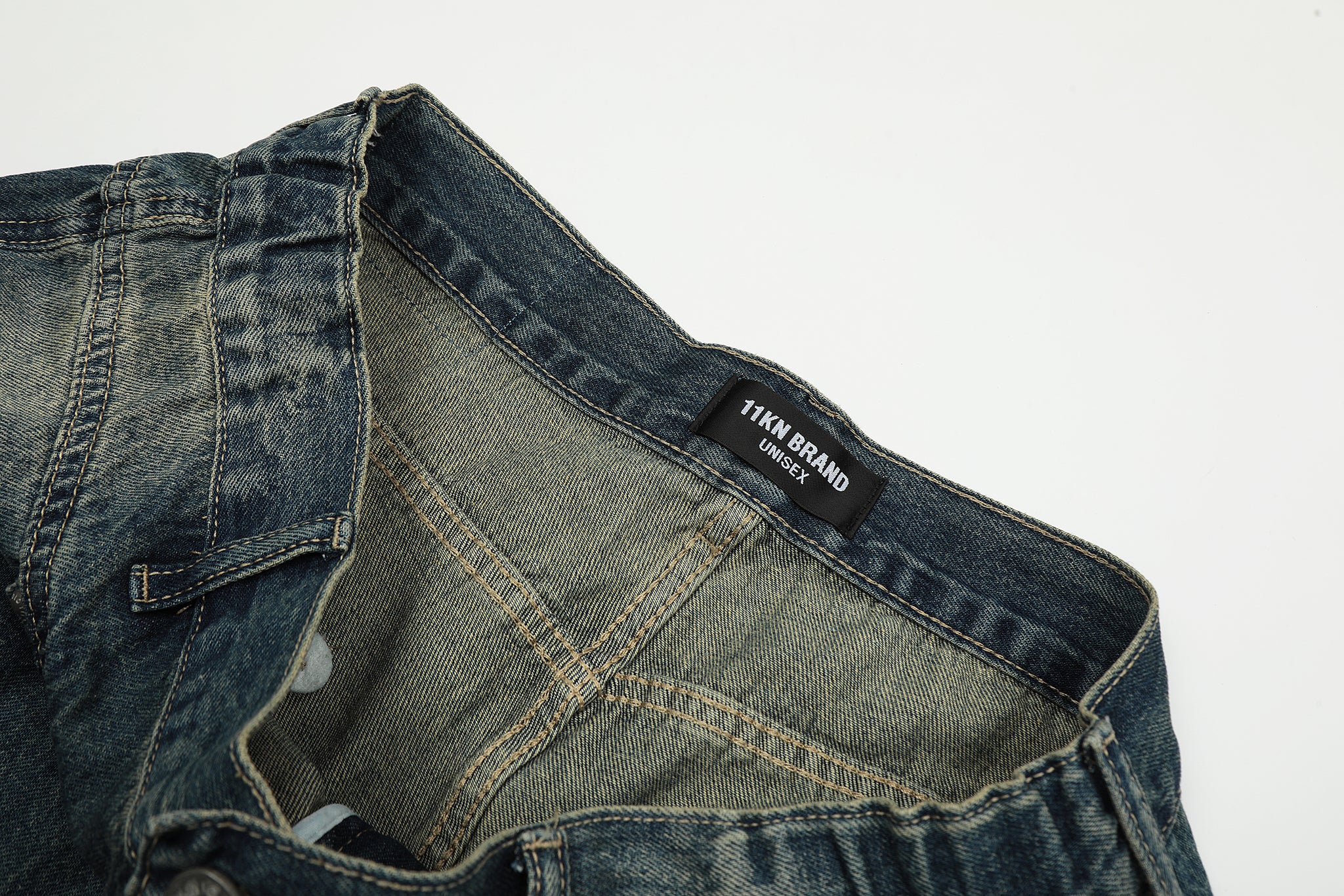 11KN Relaxed-fit Moto Jeans #K9026