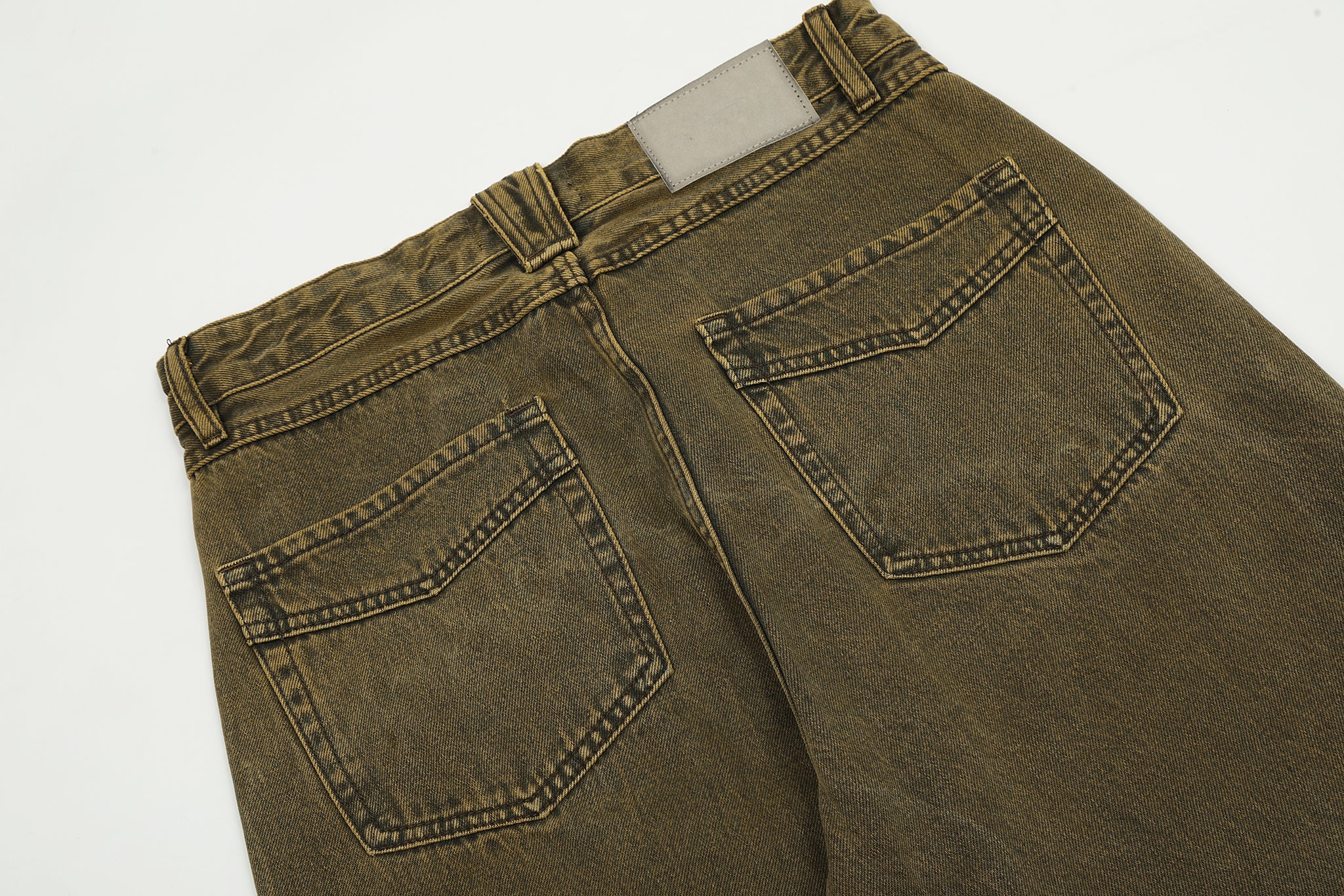 11KN Colored Denim Acid-Washed Jeans #K9053