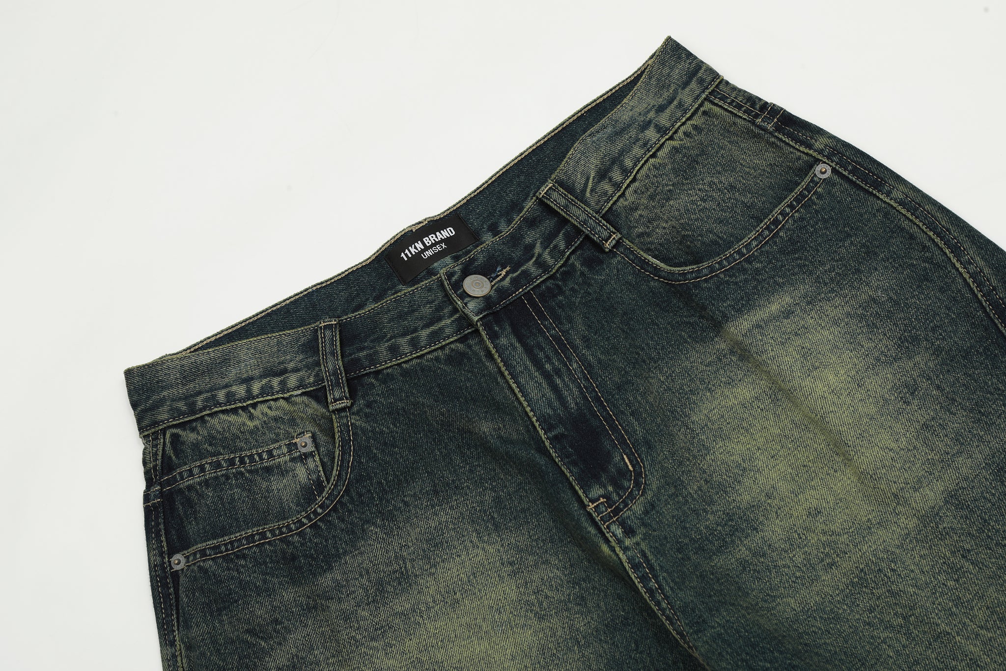 11KN Wide Leg Clean Fit Jeans #K9059