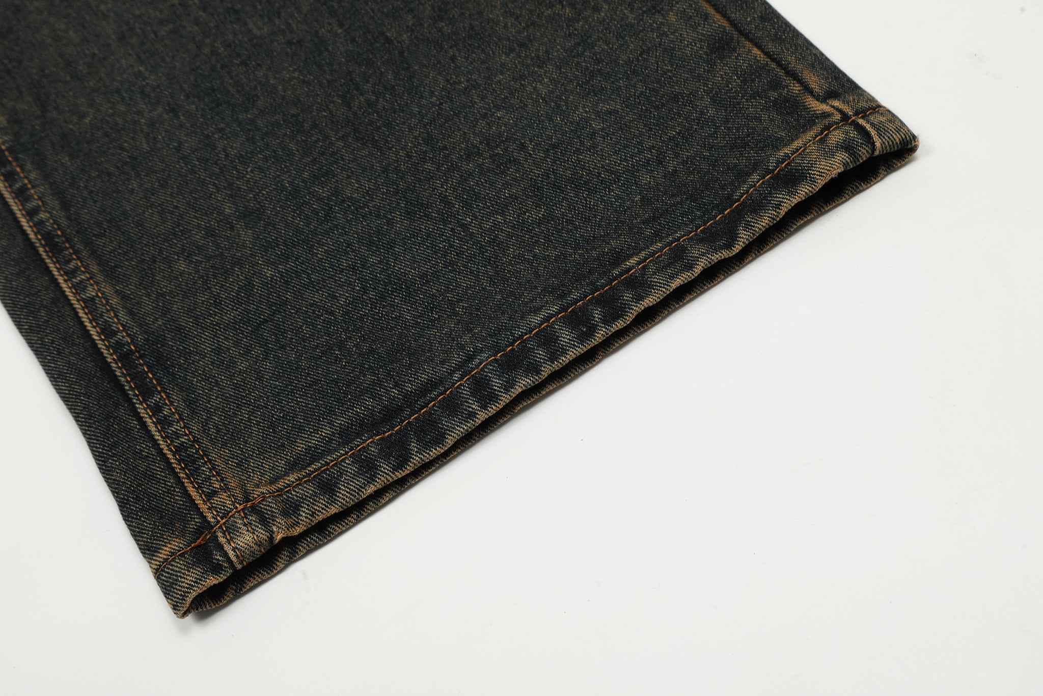 11KN ACID WASHED STRAIGHT LEG JEANS #K5228