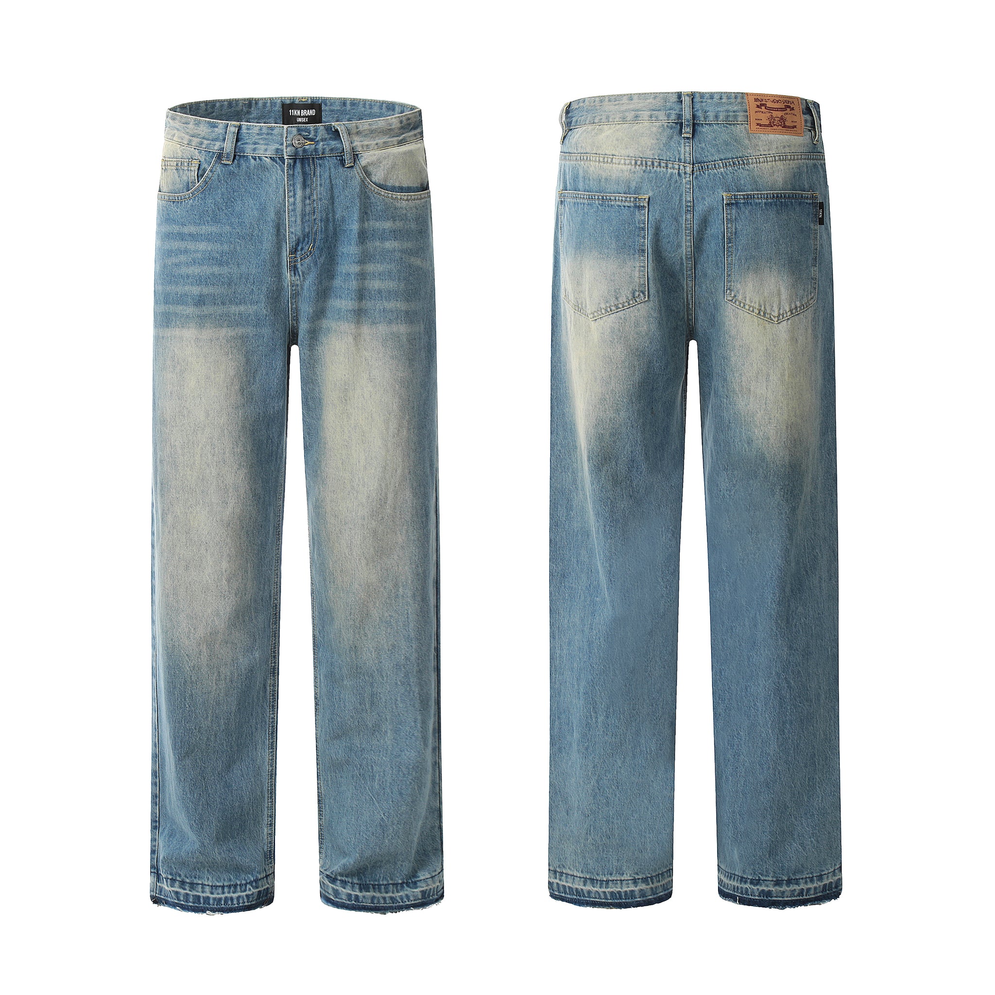 11KN Classic Denim Tailored Retro Jeans #K8988-1