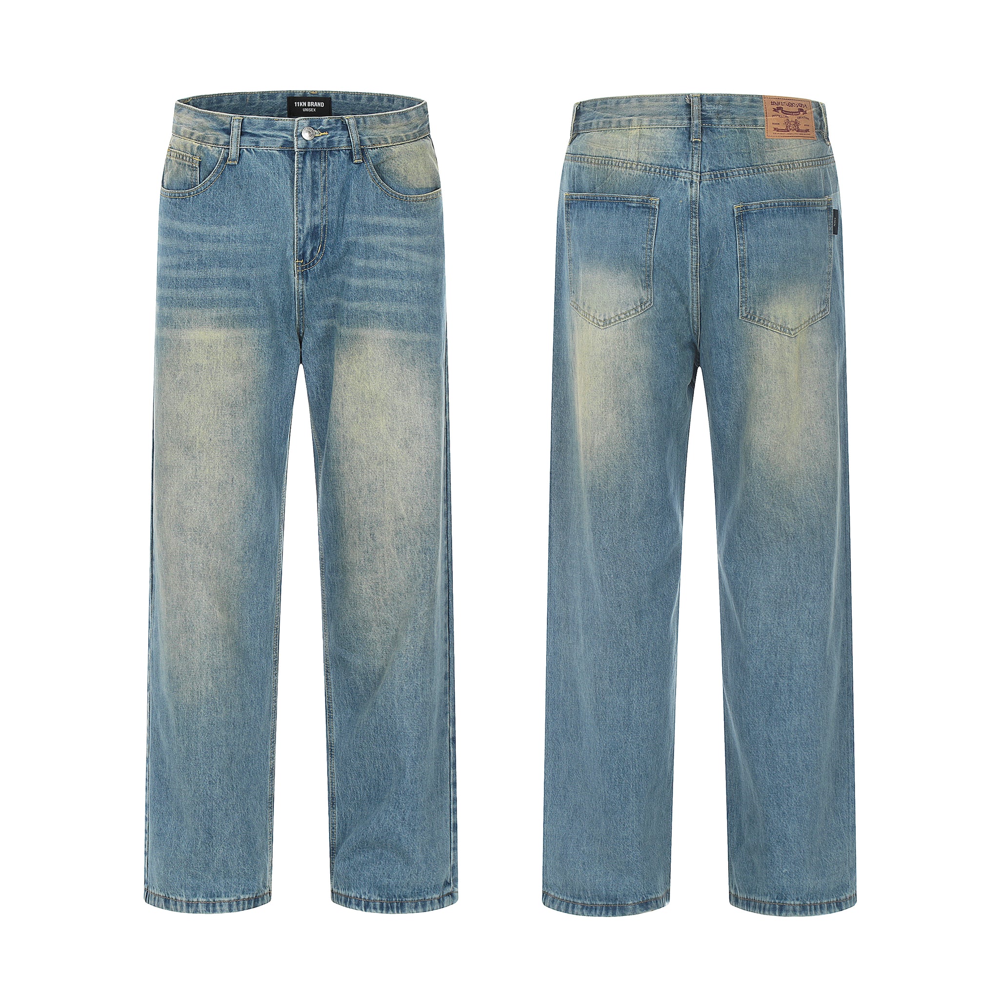 11KN Classic Denim Straight Leg Jeans #K8988