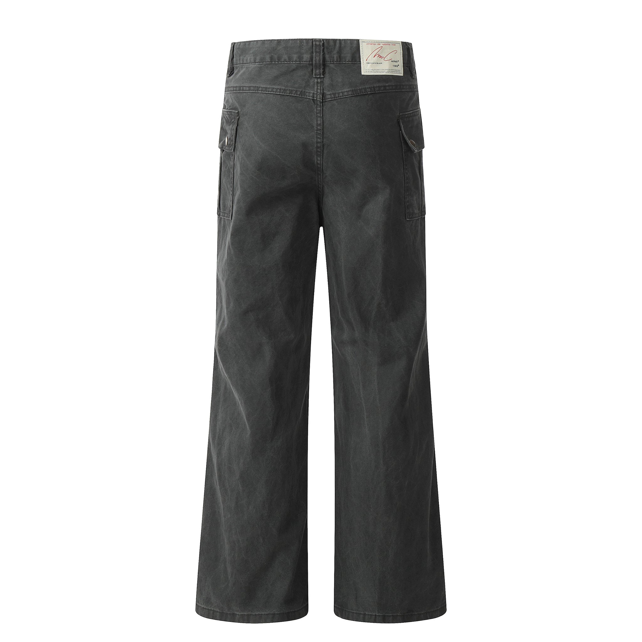 11KN VINTAGE FLARE CARGO PANTS #CK9319