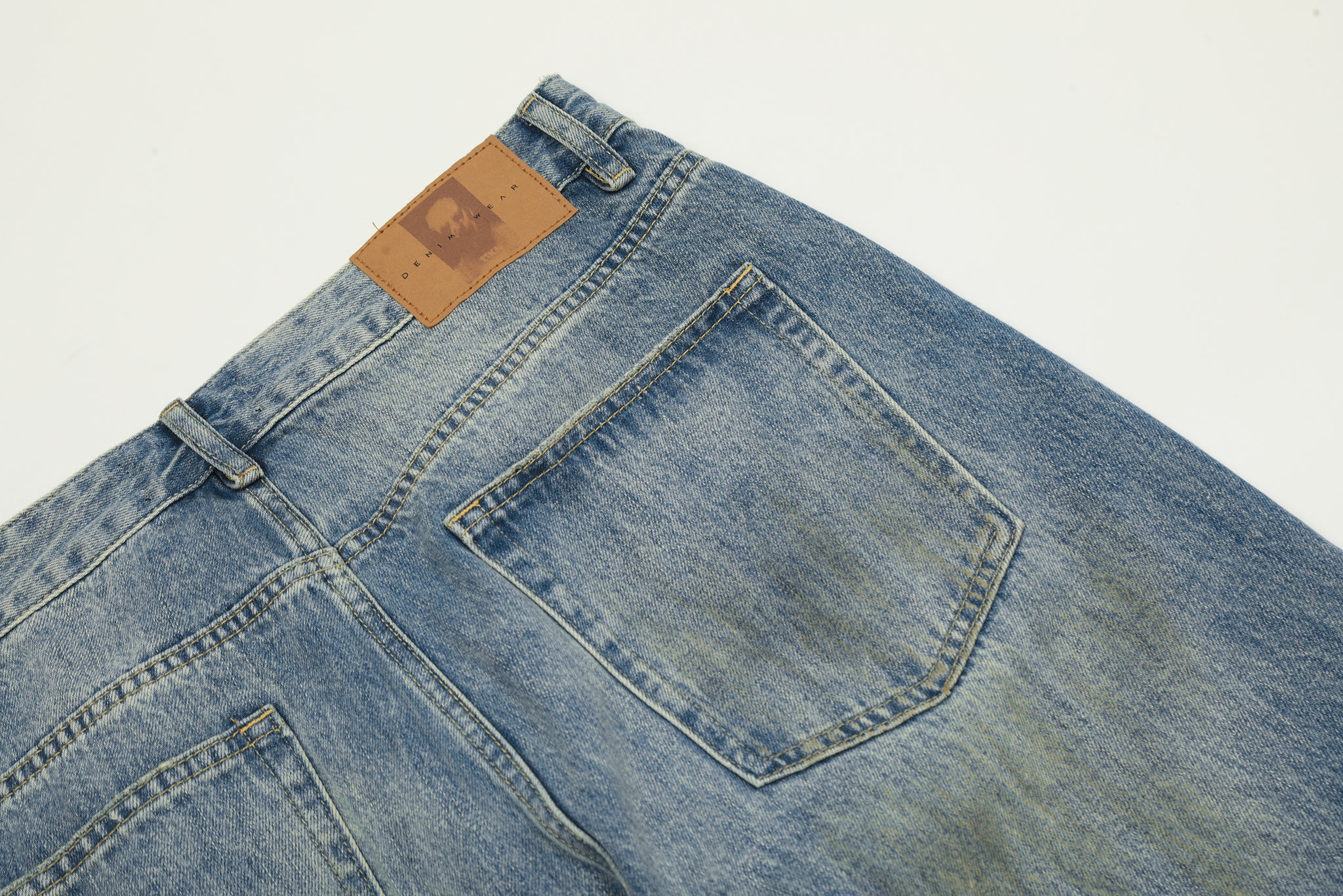 11KN Washed Wrinkled Denim #K5353