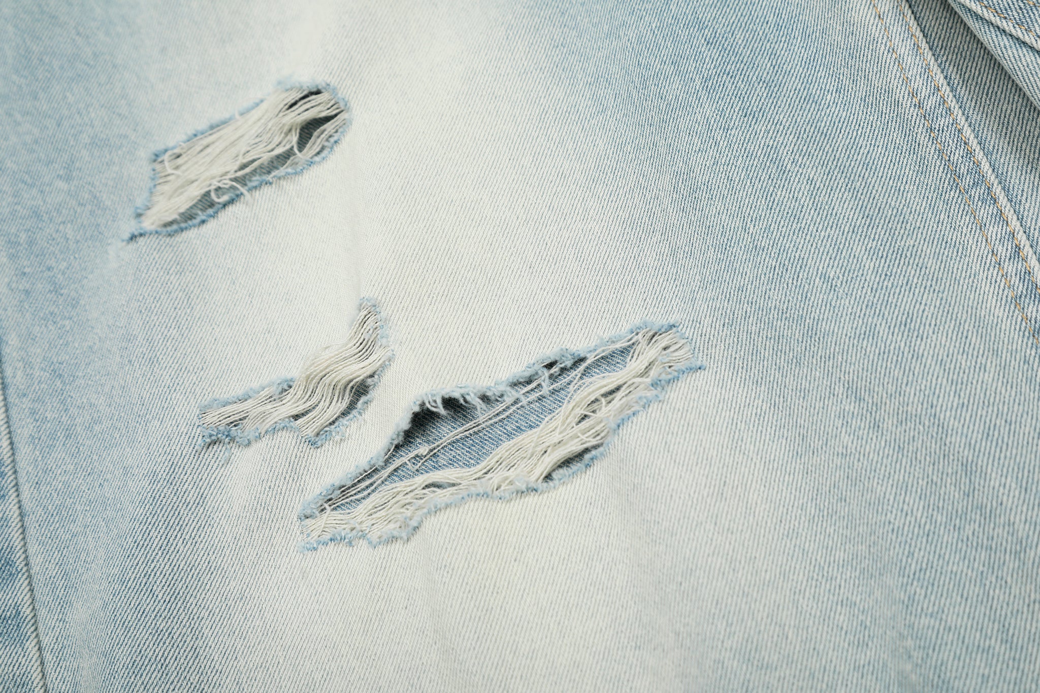 11KN ‌RIPPED FRINGE JEANS‌ #CK9585D