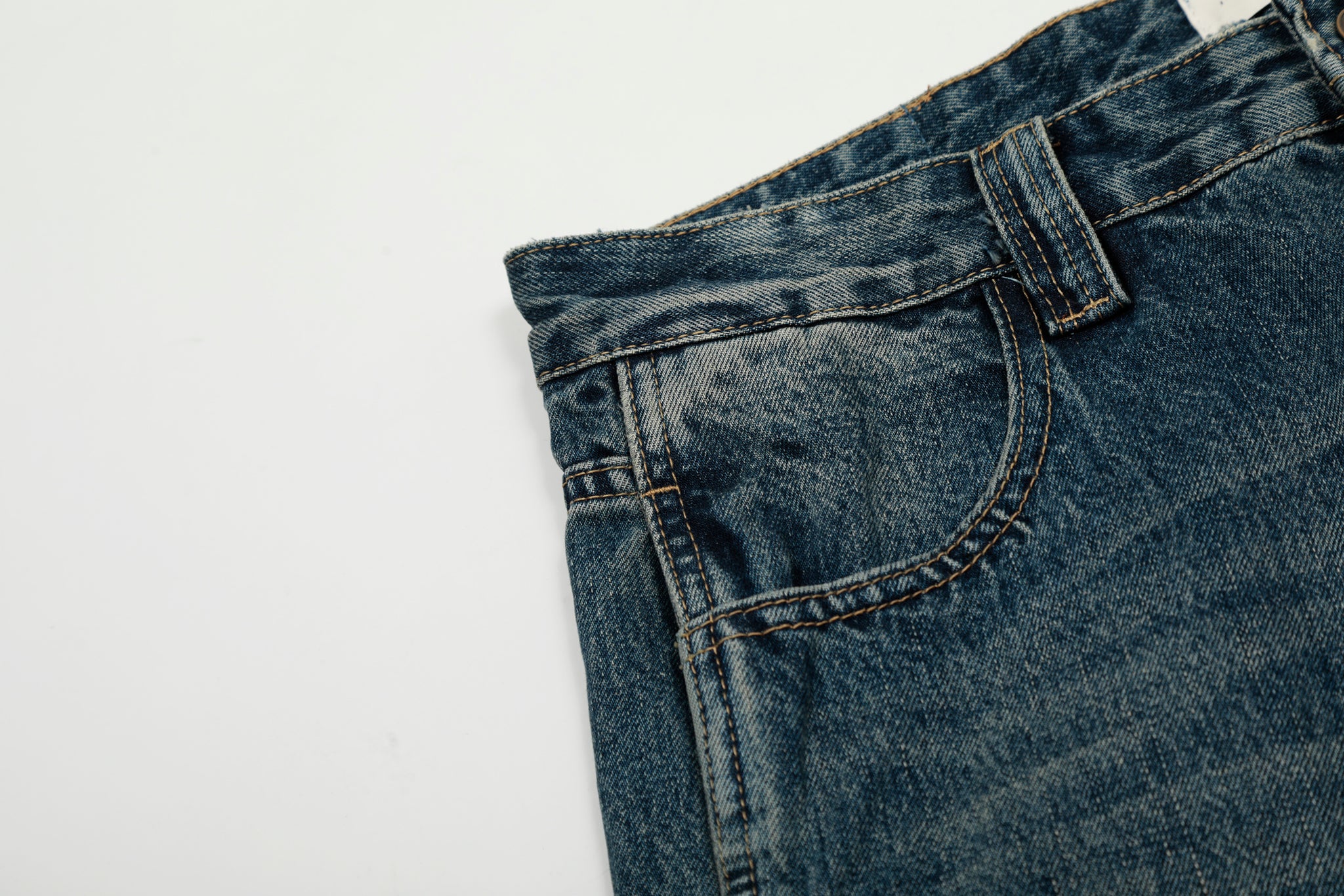 11KN VINTAGE BLUE WASHED DENIM PANTS #CK9513