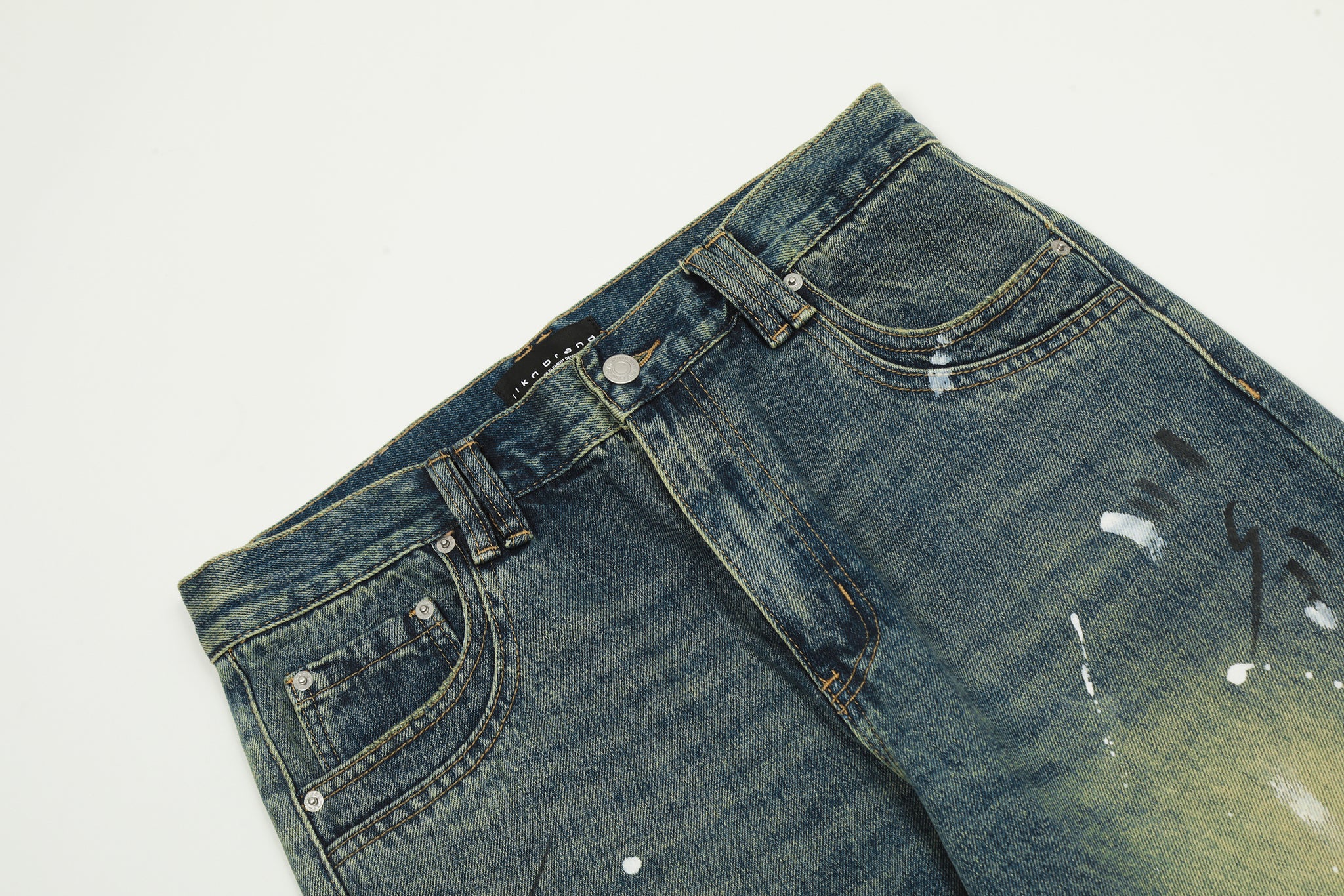 11KN Graffiti Distressed Jeans #K5351